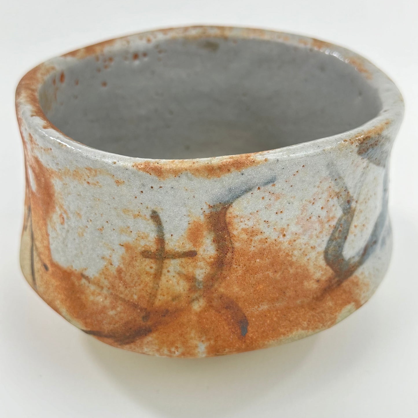 Vintage Japanese Hand Thrown Ceramic Tea Bowl Chawan