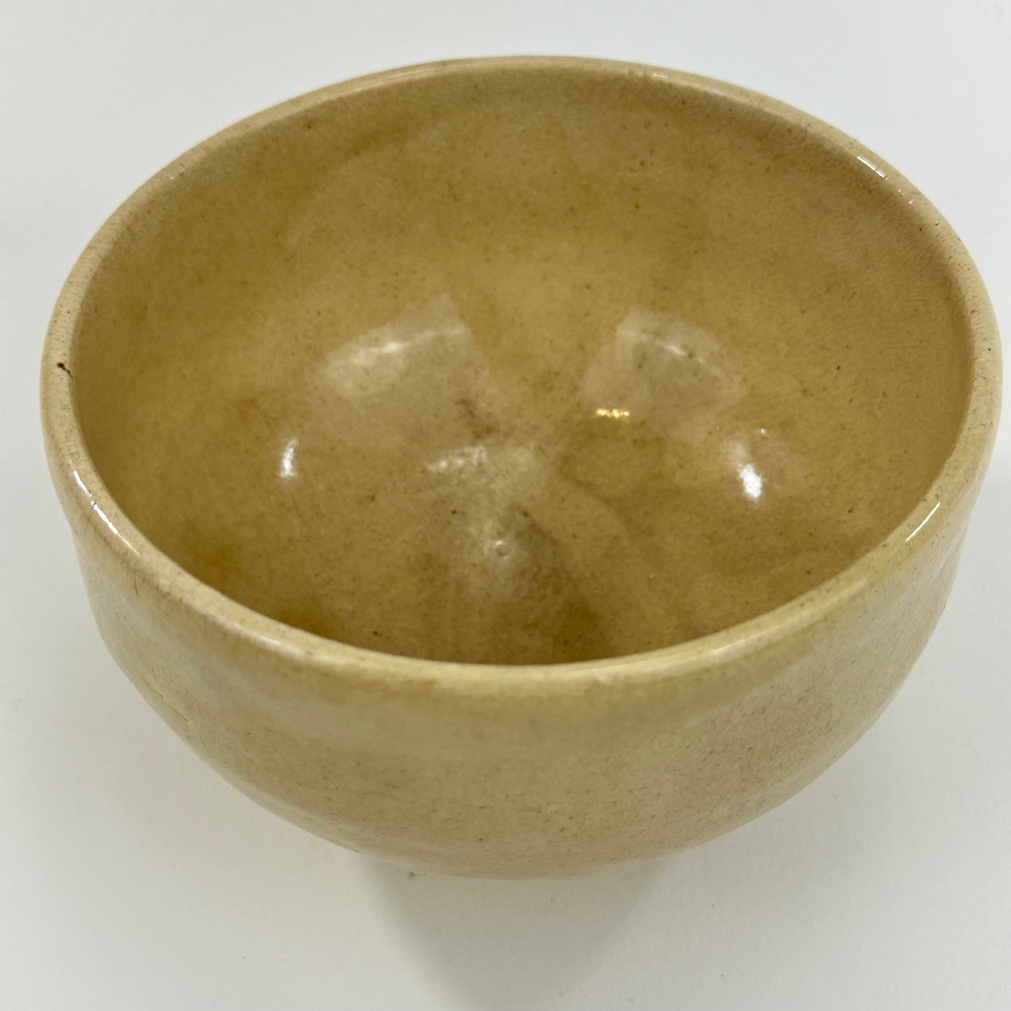 Vintage Japanese Hand Thrown Signed Ceramic Tea Bowl Chawan