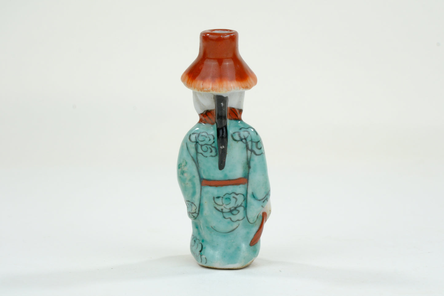 Vintage Chinese Ceramic Snuff Bottle 3"