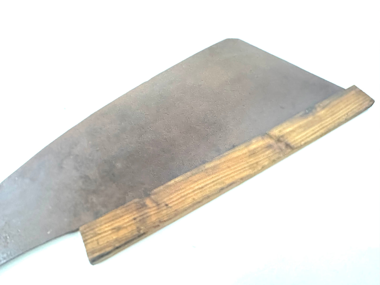 Antique Japanese c1800’s Whaleback Saw Forged Iron Maebiki Nokogiri 32”L