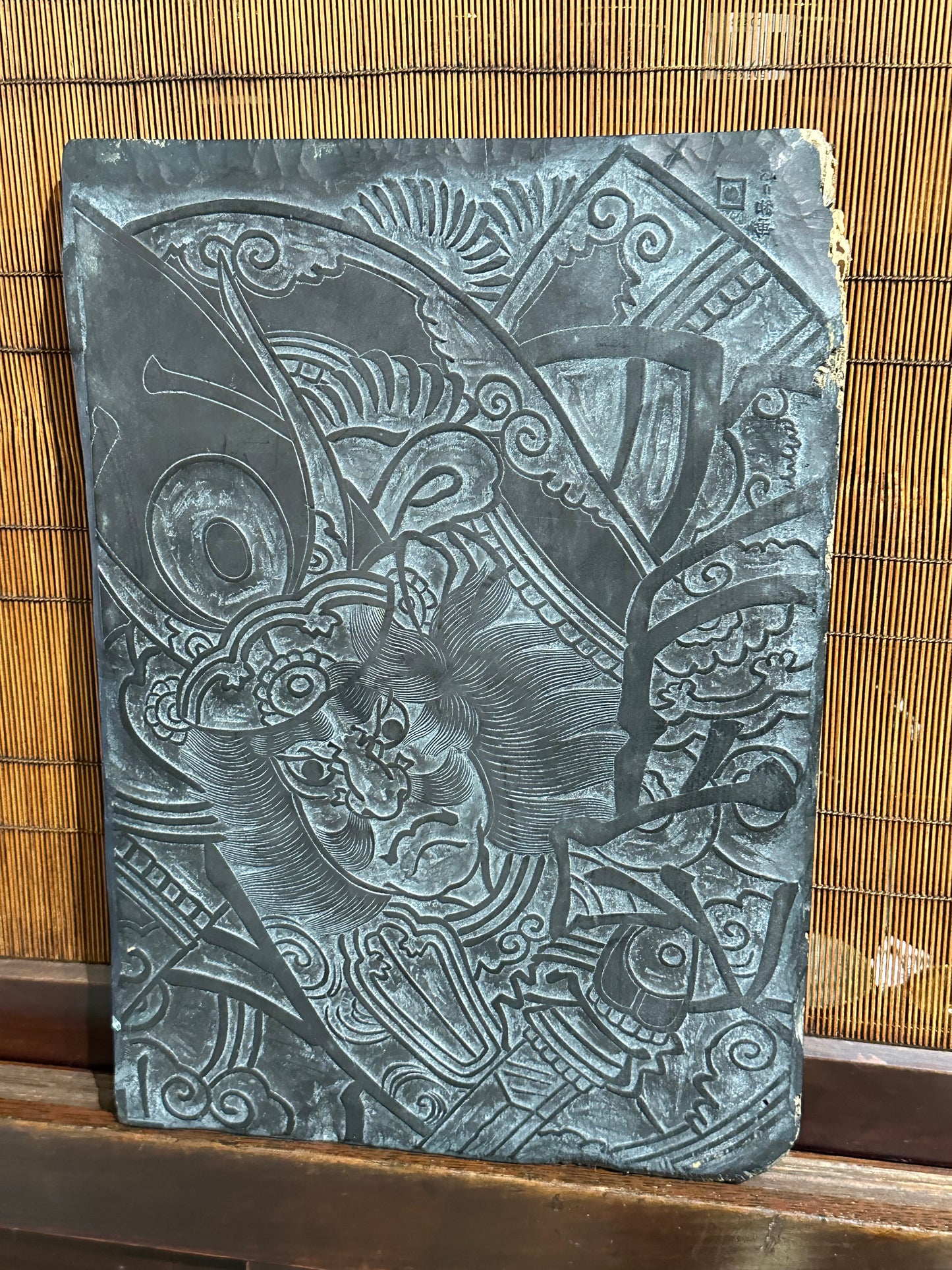 Japanese Woodblock Kabuki Carving Edo era c1820’s
