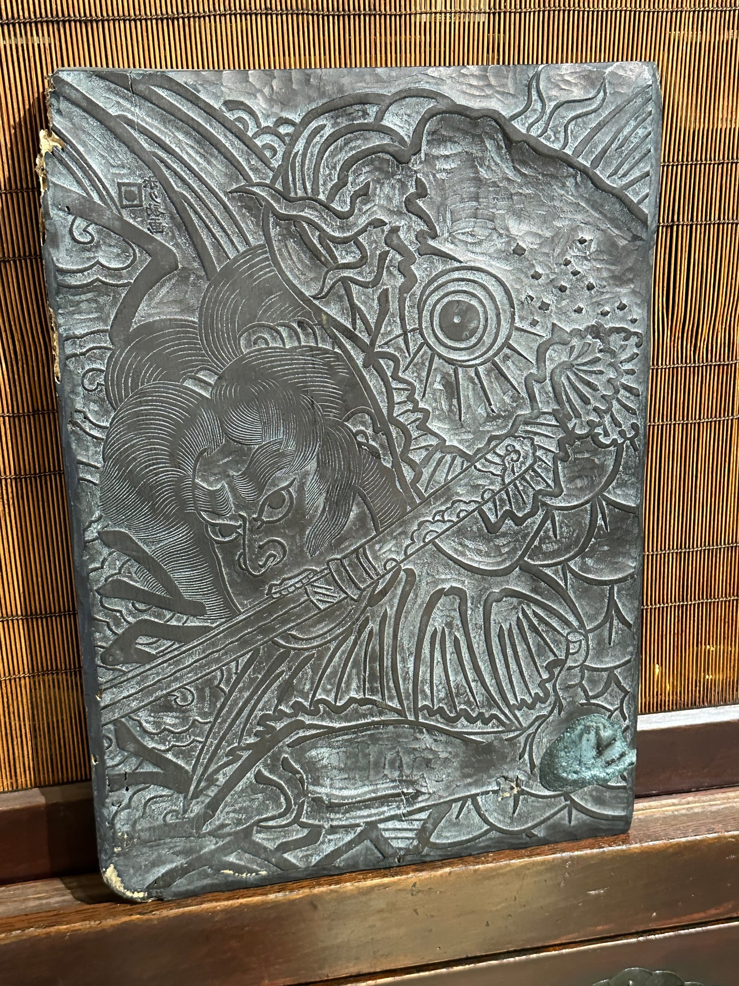Japanese Woodblock Kabuki Carving Edo era c1820’s