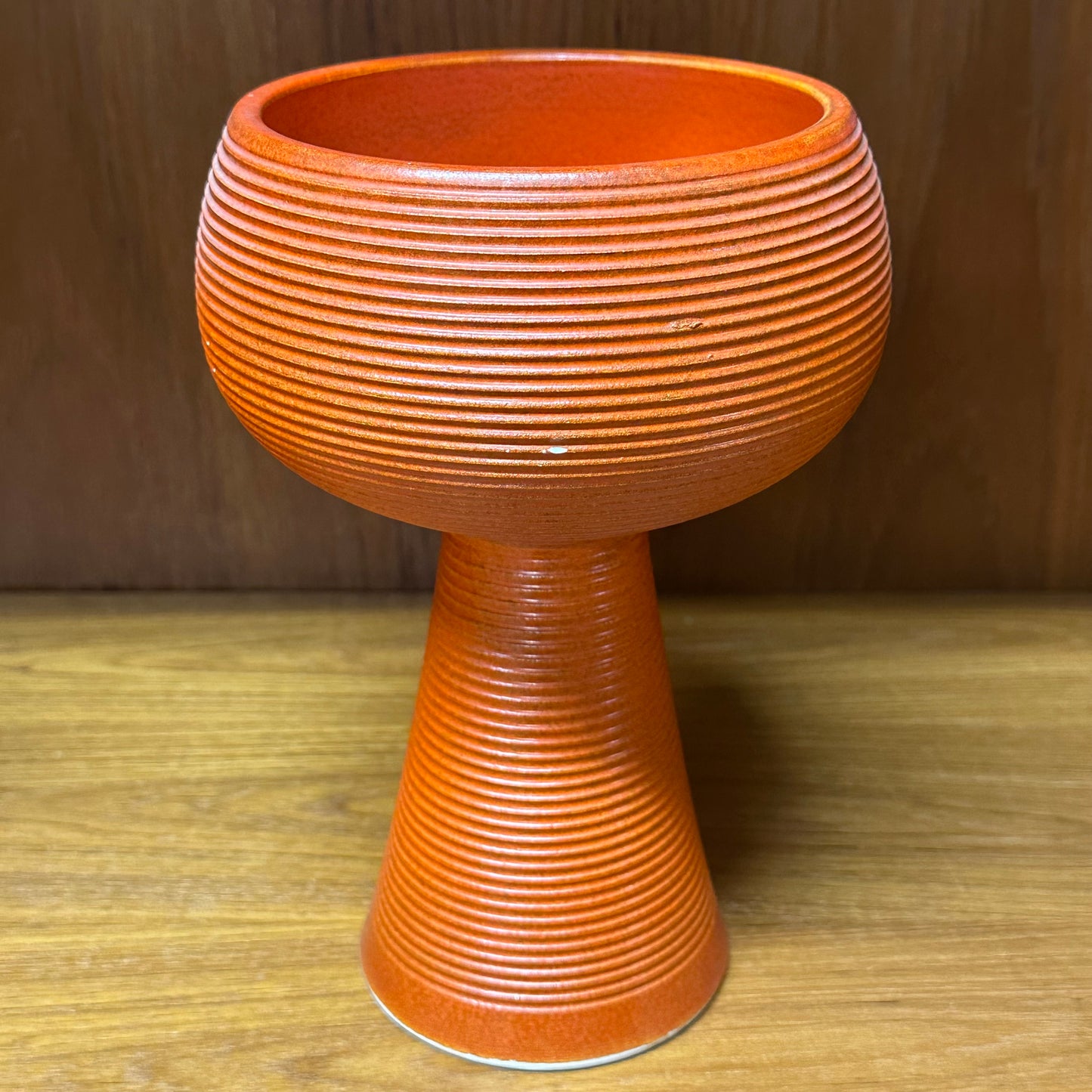 Vintage Japanese Showa Era (mid 20th) Hand Thrown Vase Ikebana