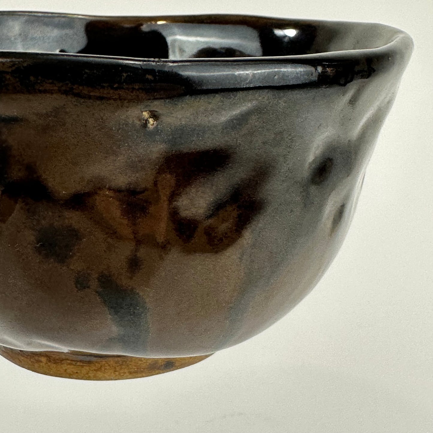 Vintage Japanese Hand Thrown Signed Ceramic Tea Bowl Chawan