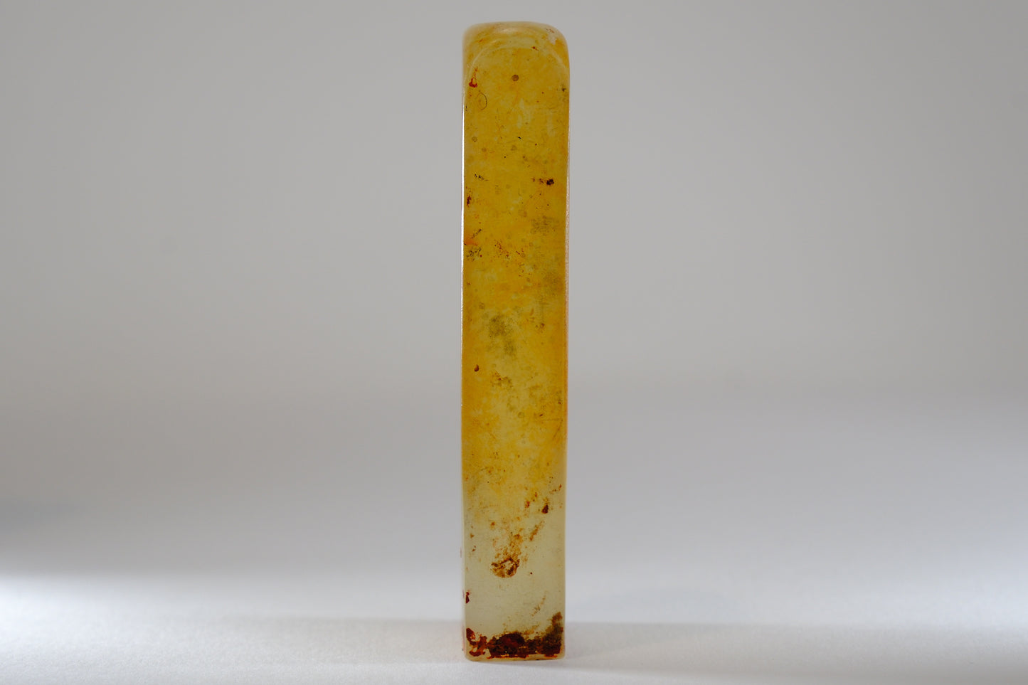 Antique Hand Carved Agate Inkan Stamp 3.25"