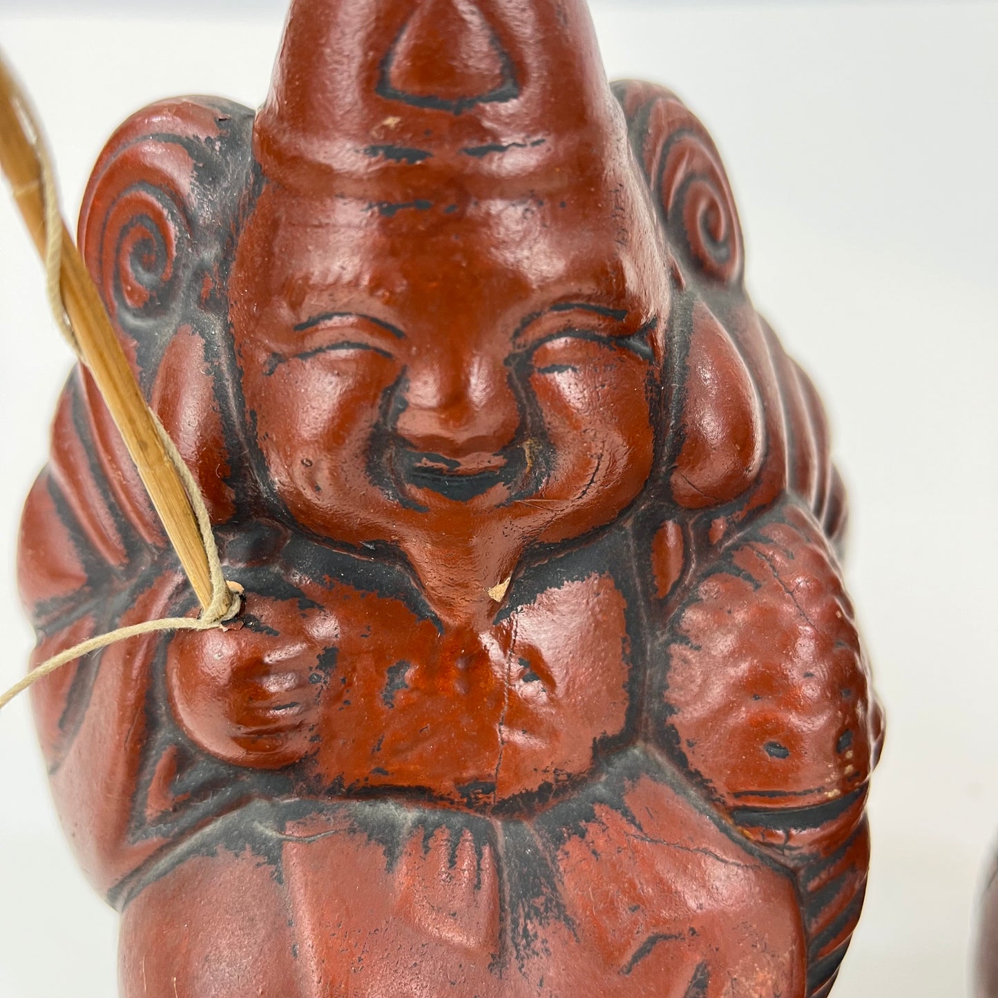 PAIR Japanese Ceramic Lucky Gods Ebisu & Daikokuji 12"