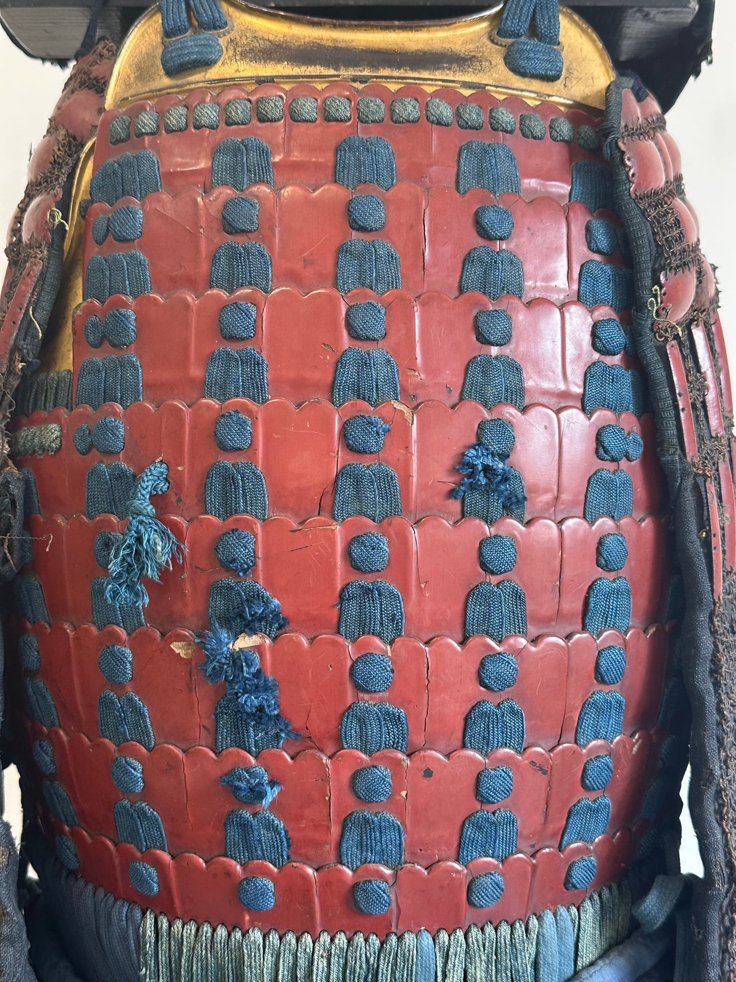Antique Japanese Edo Era c1700’s Samurai Armor Chain Mail Lacquer
