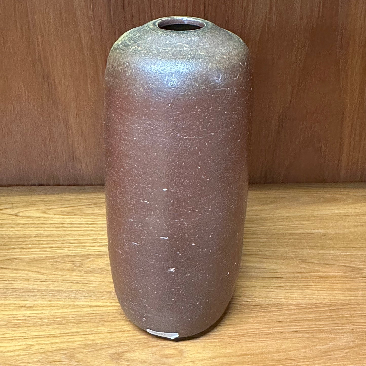 Vintage Japanese Showa Era (mid 20th) Bizen Ware Vase Ikebana