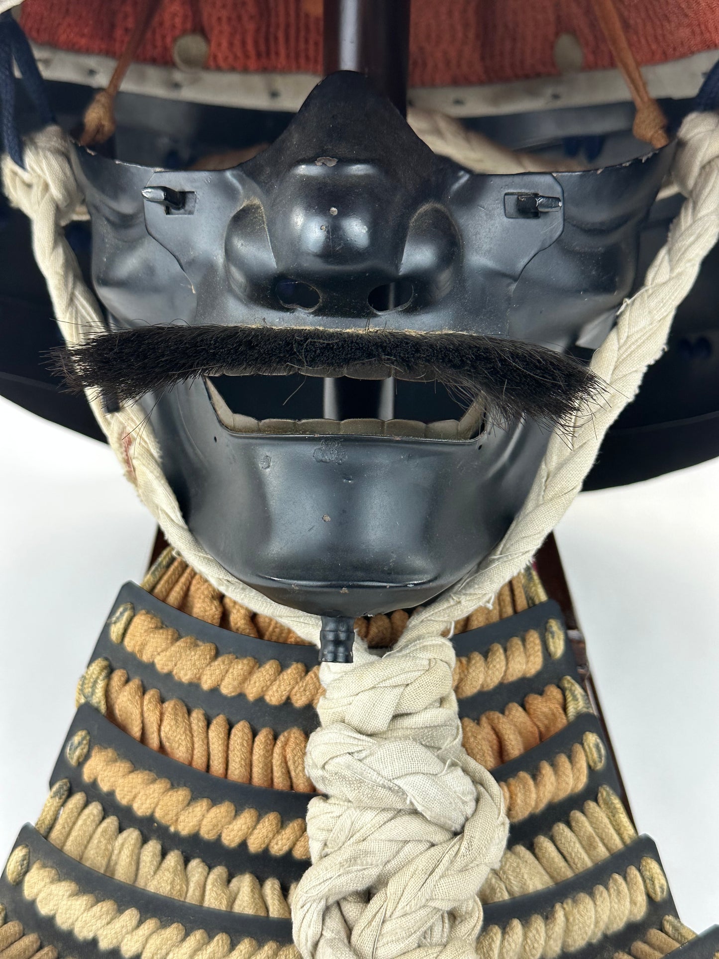 Japanese Edo Period Eboshi Kawari Kabuto w/ Flaming Jewel Maedate Rare LS#115