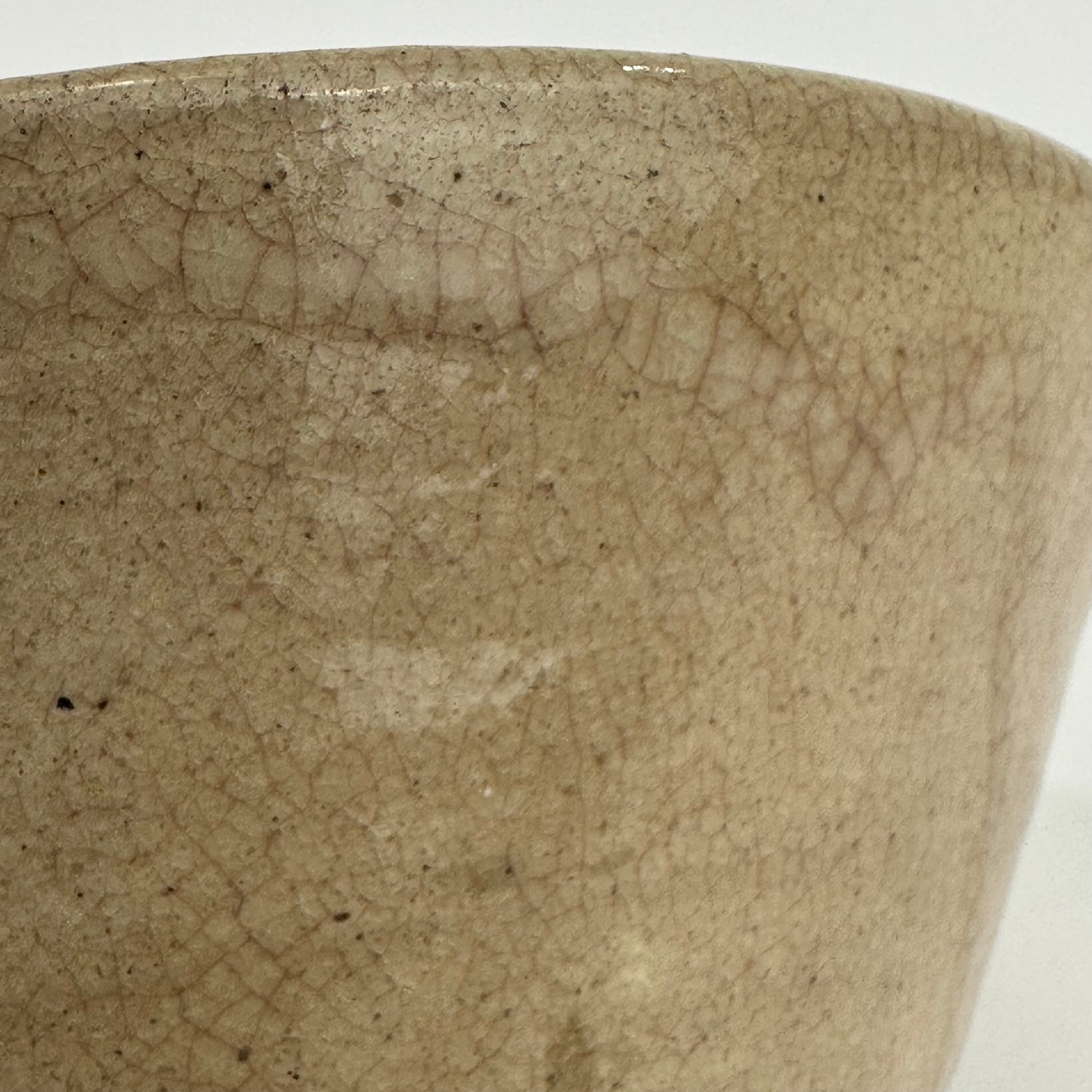 Vintage Japanese Hand Thrown Ceramic Tea Bowl Chawan
