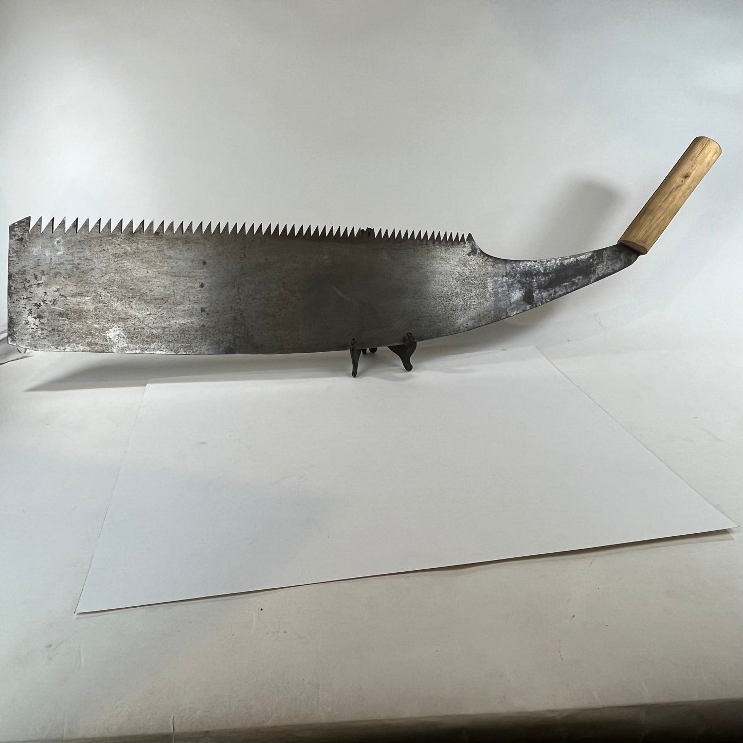 Antique Japanese Saw c1800’s Nokogiri Forged Iron Tool 44”