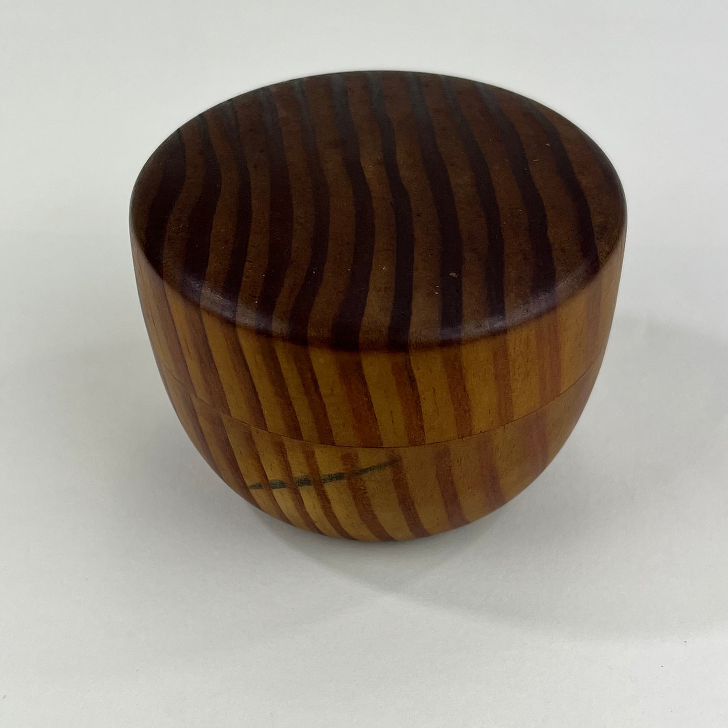 Vintage Japanese Natsume Tea Ceremony Caddy Natural Sugi Wood 4”