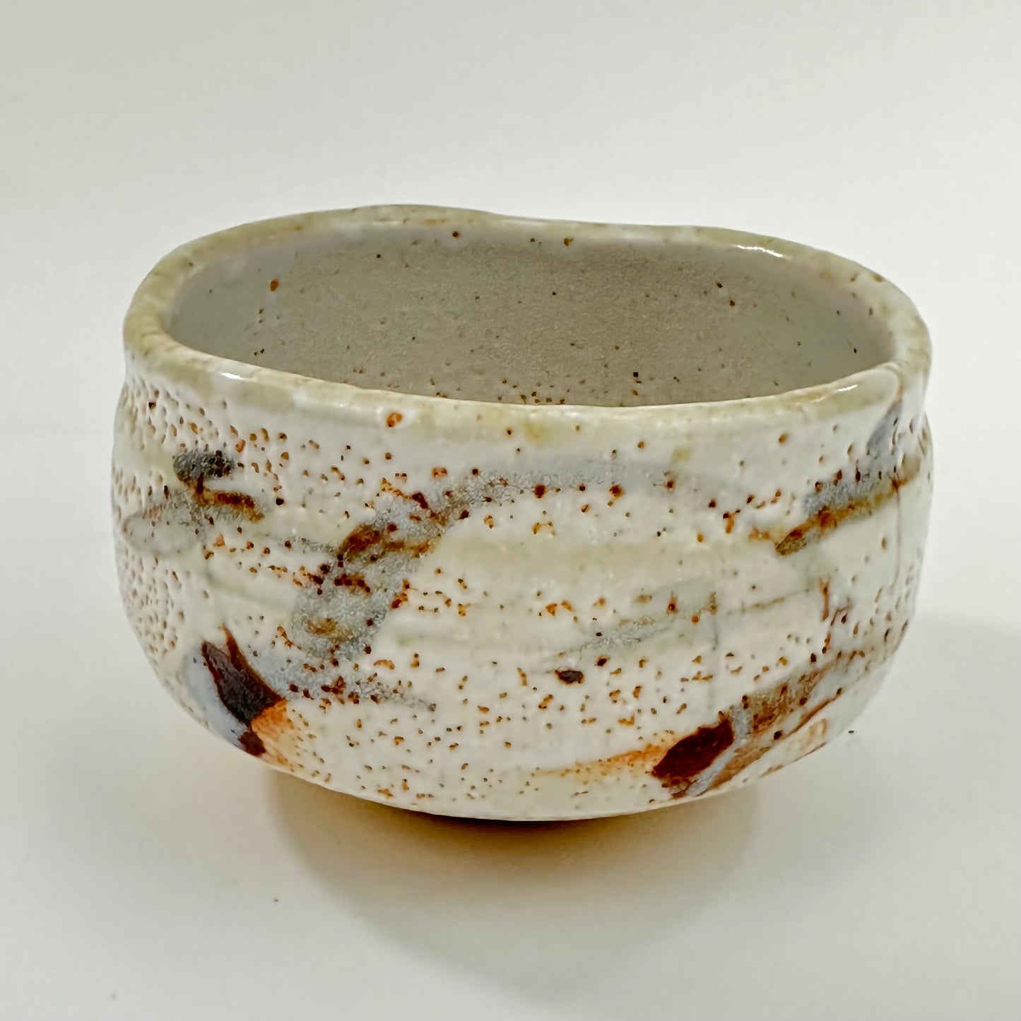 Vintage Japanese Hand Thrown Ceramic Tea Bowl Chawan