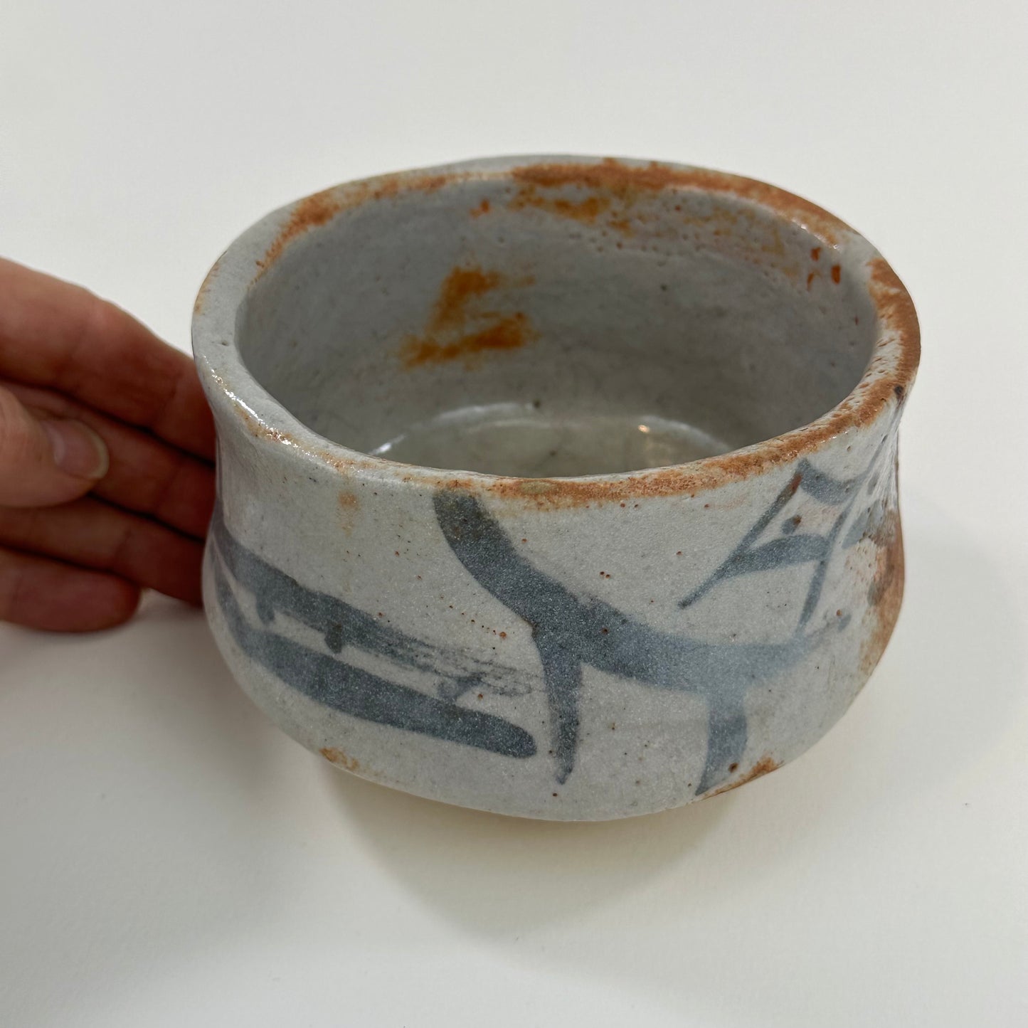 Vintage Japanese Hand Thrown Ceramic Tea Bowl Chawan