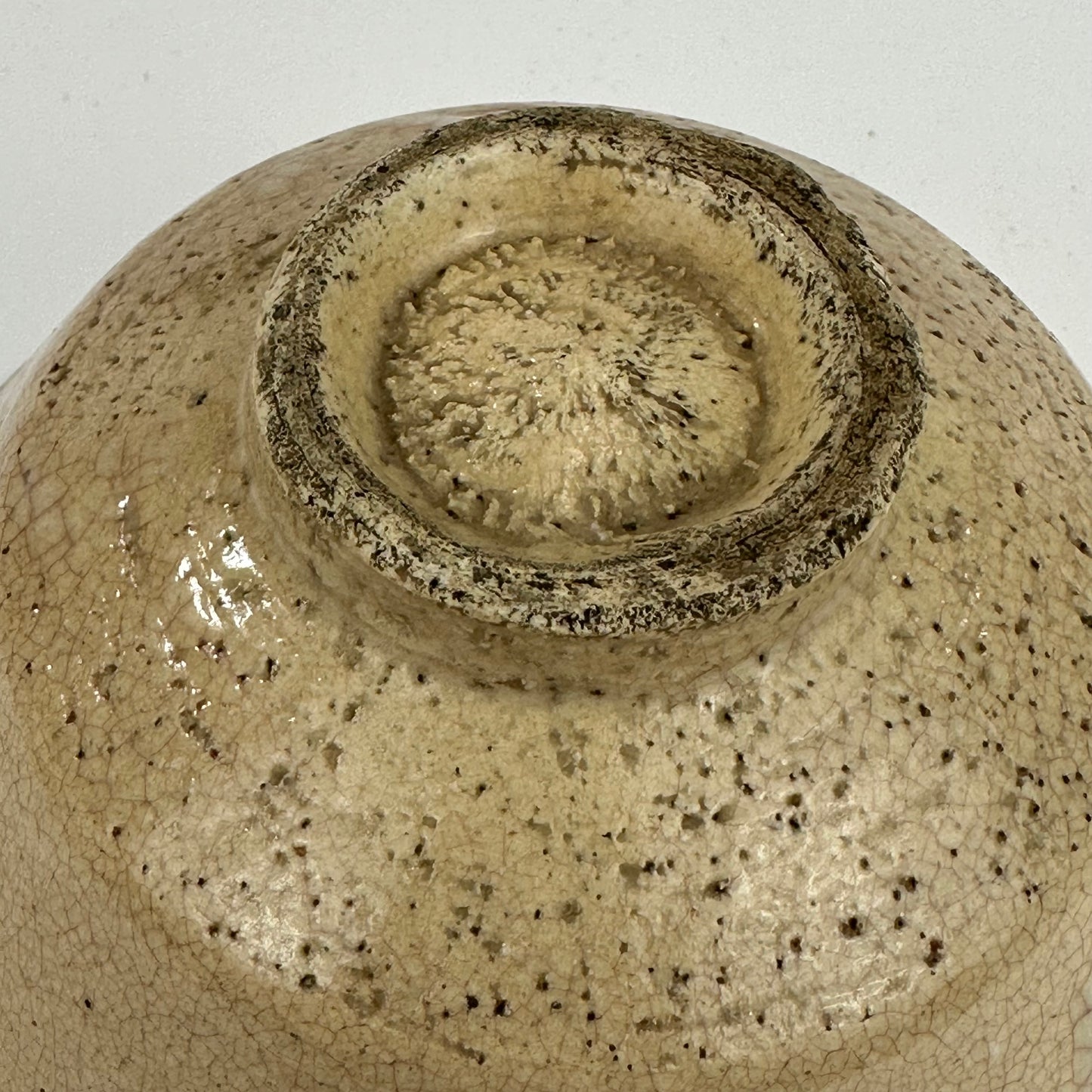 Vintage Japanese Hand Thrown Ceramic Tea Bowl Chawan