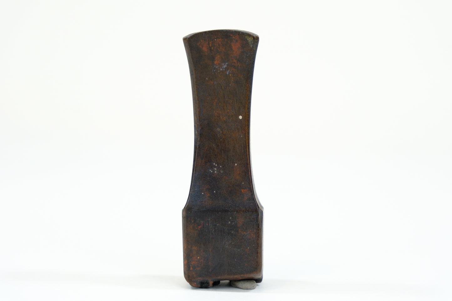 Antique Hand cCrved Inkan Stamp in Boxwood 2.25"