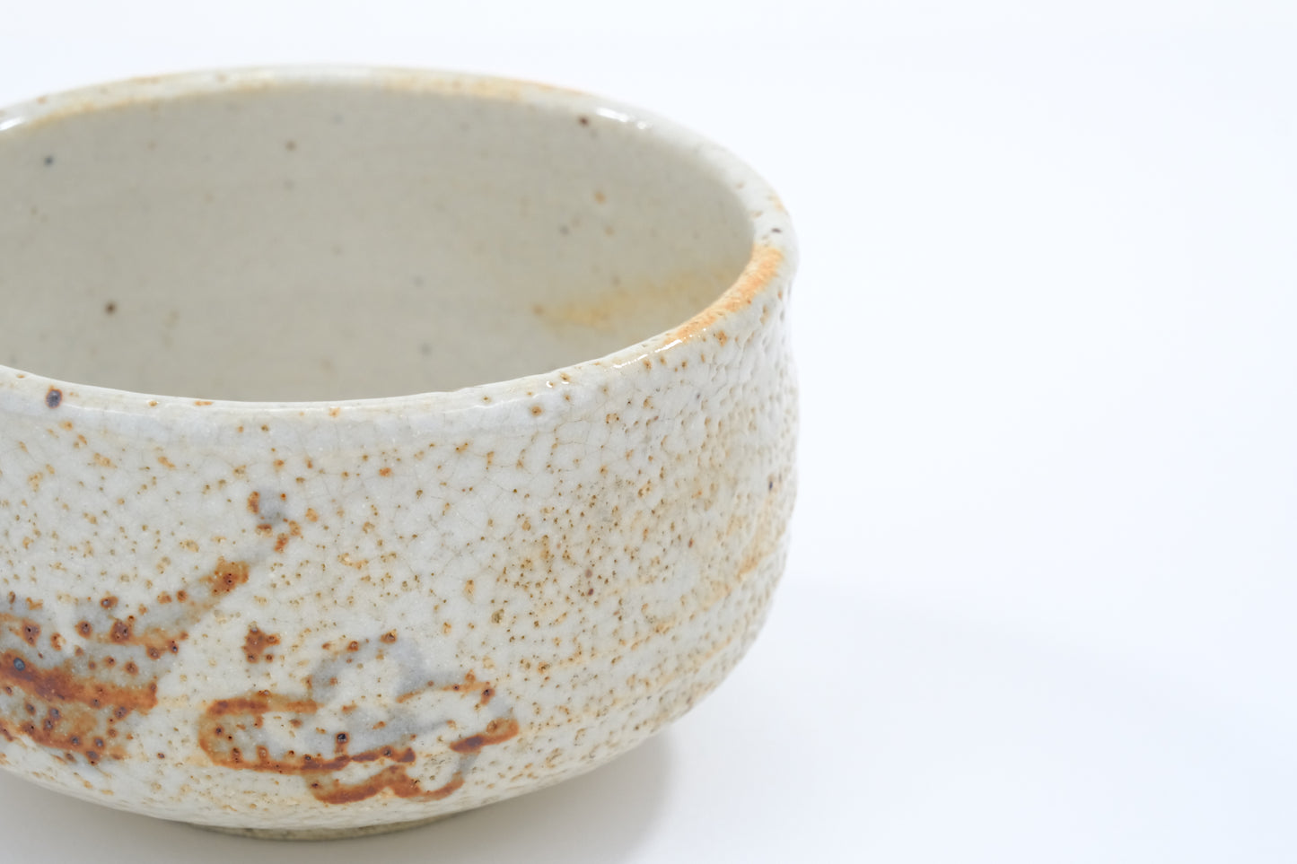 Vintage Japanese Hand Thrown Ceramic Tea Bowl Chawan 5"