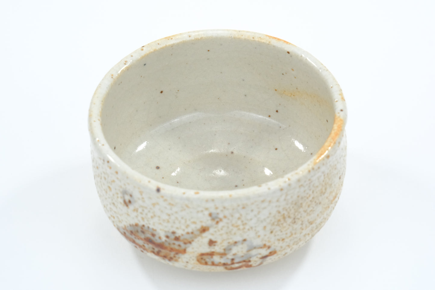 Vintage Japanese Hand Thrown Ceramic Tea Bowl Chawan 5"