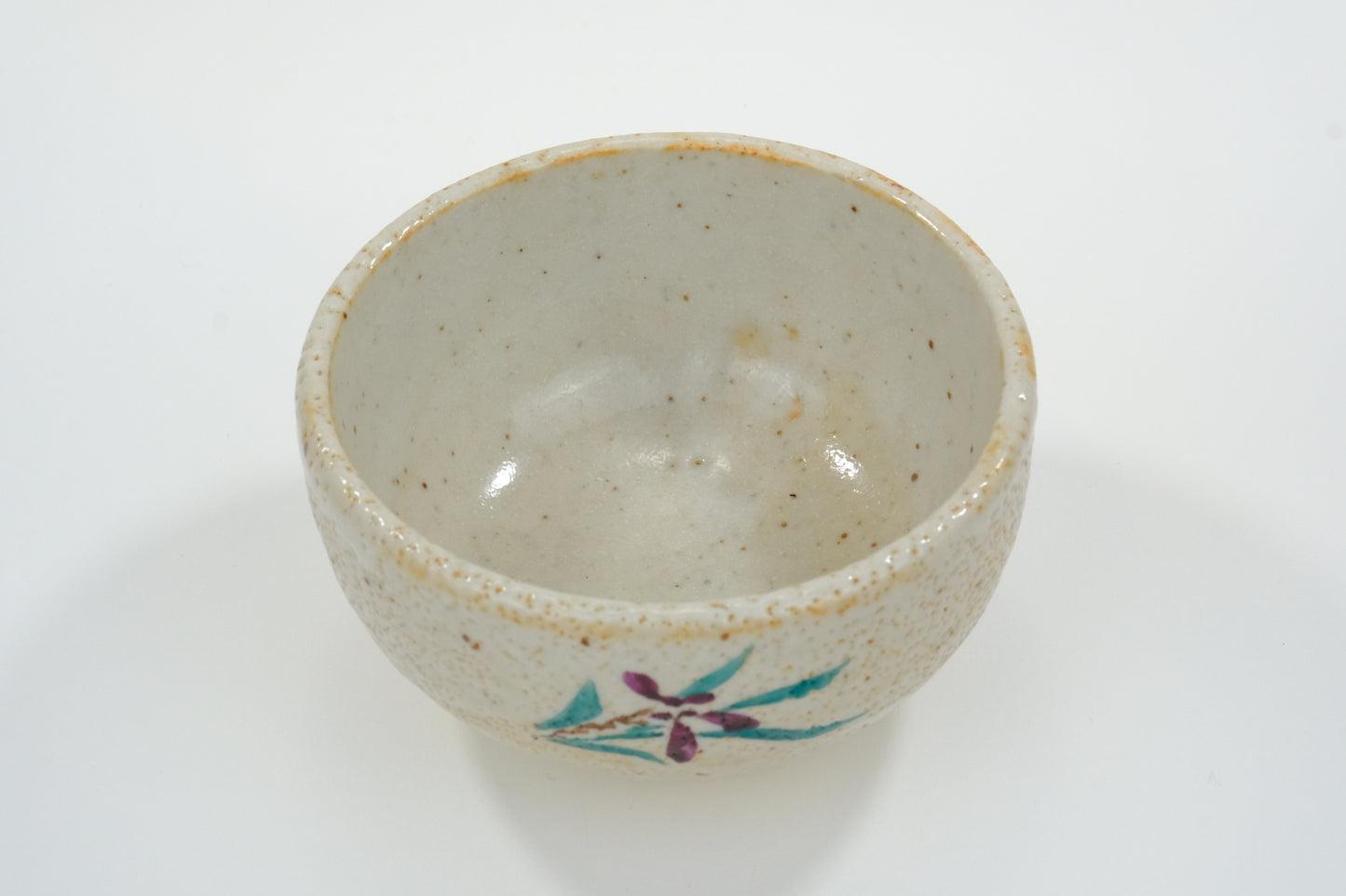 Vintage Japanese Hand Thrown Ceramic Tea Bowl Chawan 5"