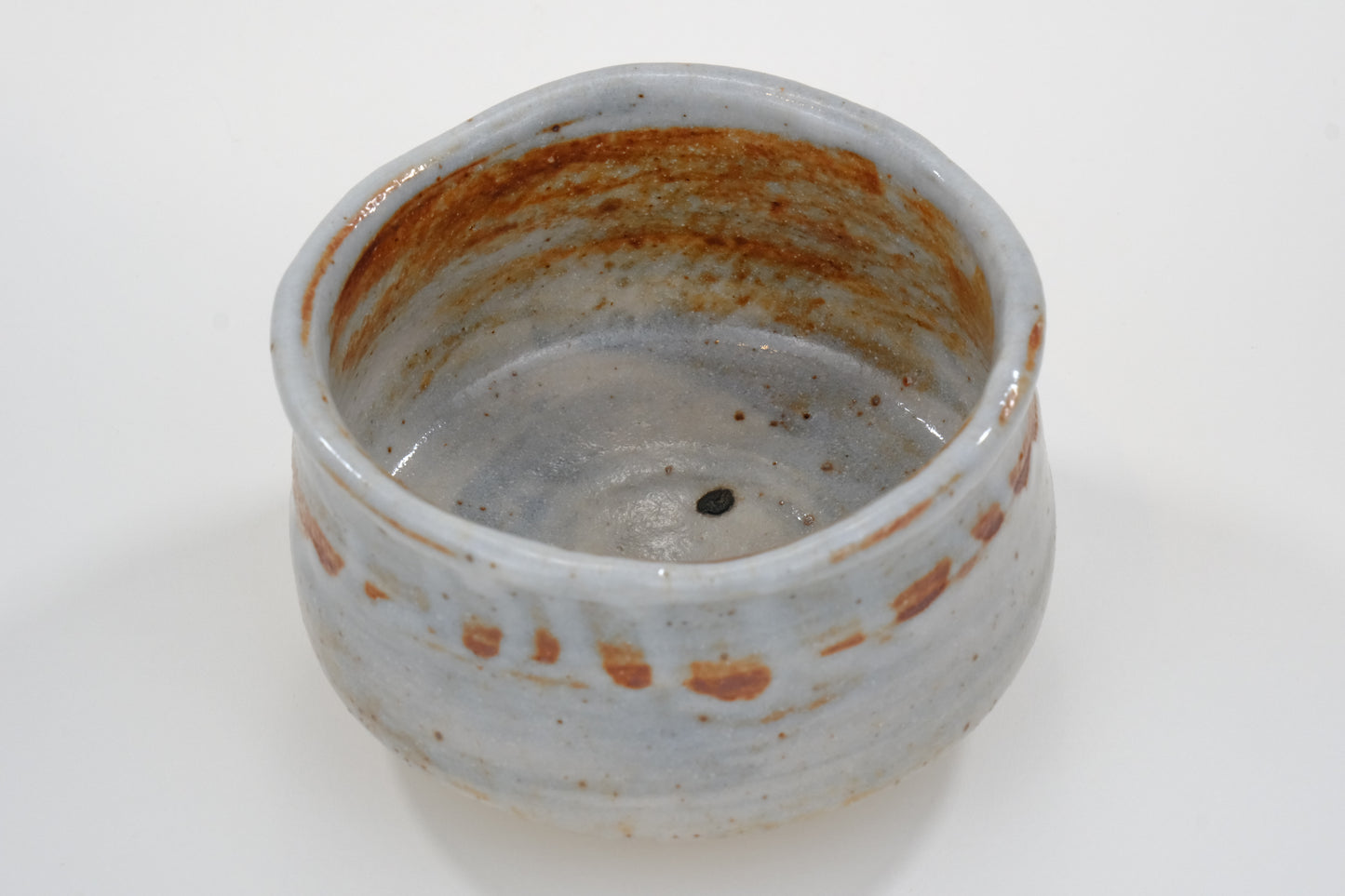 Vintage Japanese Hand Thrown Ceramic Tea Bowl Chawan 5"