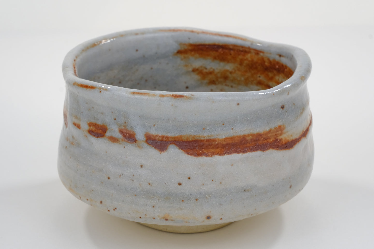 Vintage Japanese Hand Thrown Ceramic Tea Bowl Chawan 5"