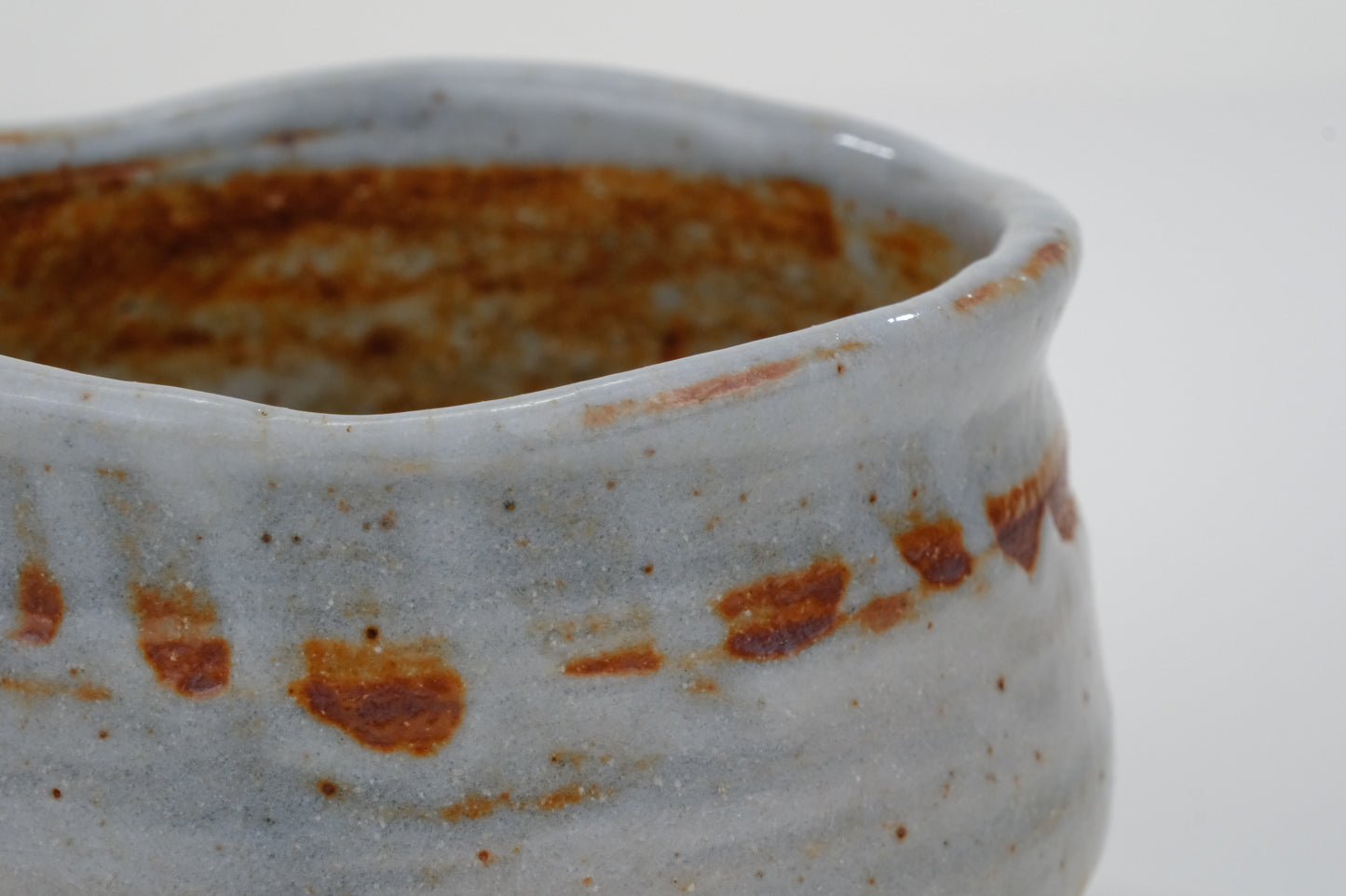 Vintage Japanese Hand Thrown Ceramic Tea Bowl Chawan 5"