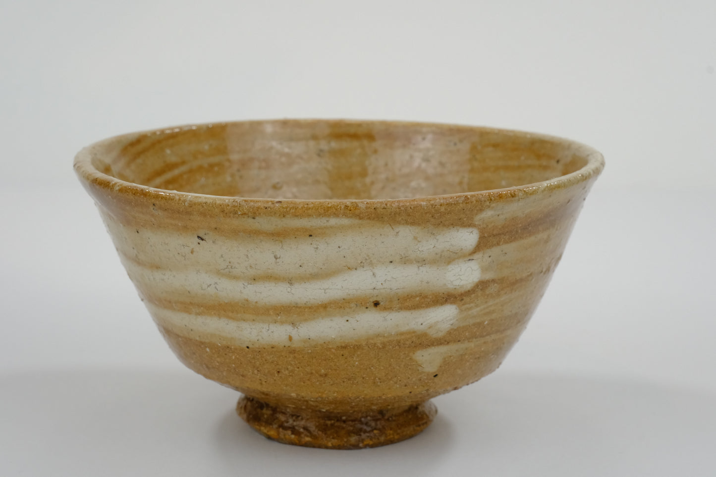 Vintage Japanese Hand Thrown Ceramic Tea Bowl Chawan 5"