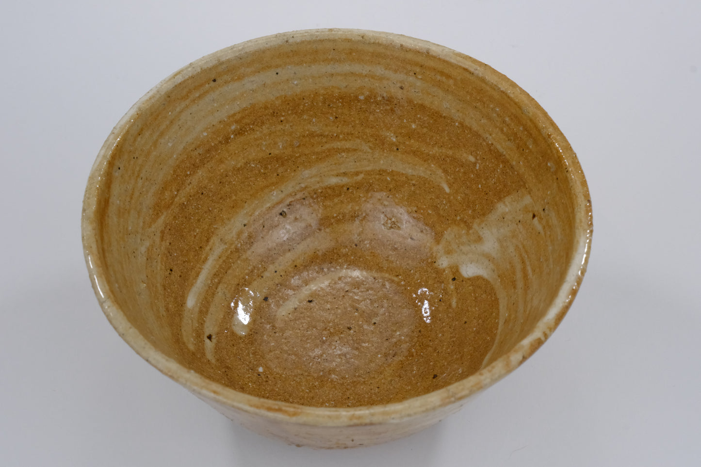 Vintage Japanese Hand Thrown Ceramic Tea Bowl Chawan 5"