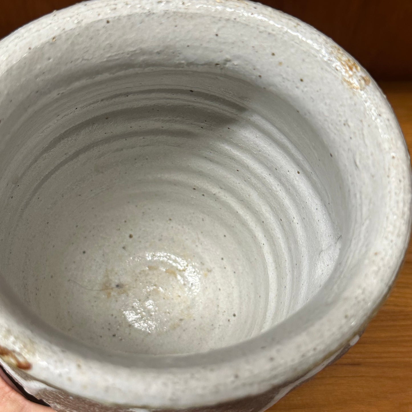 Vintage Japanese Showa Era (mid 20th) Hand Thrown Vase Ikebana