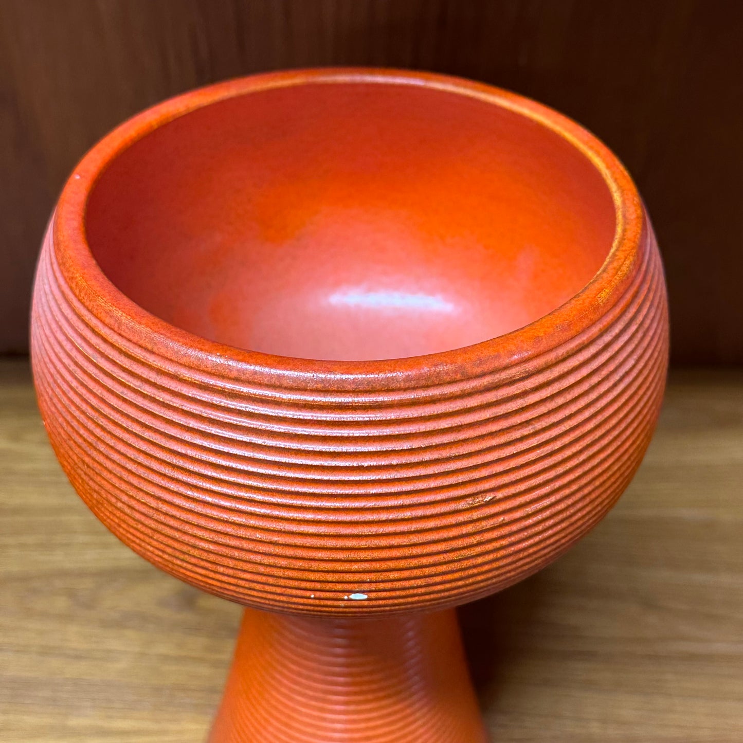Vintage Japanese Showa Era (mid 20th) Hand Thrown Vase Ikebana