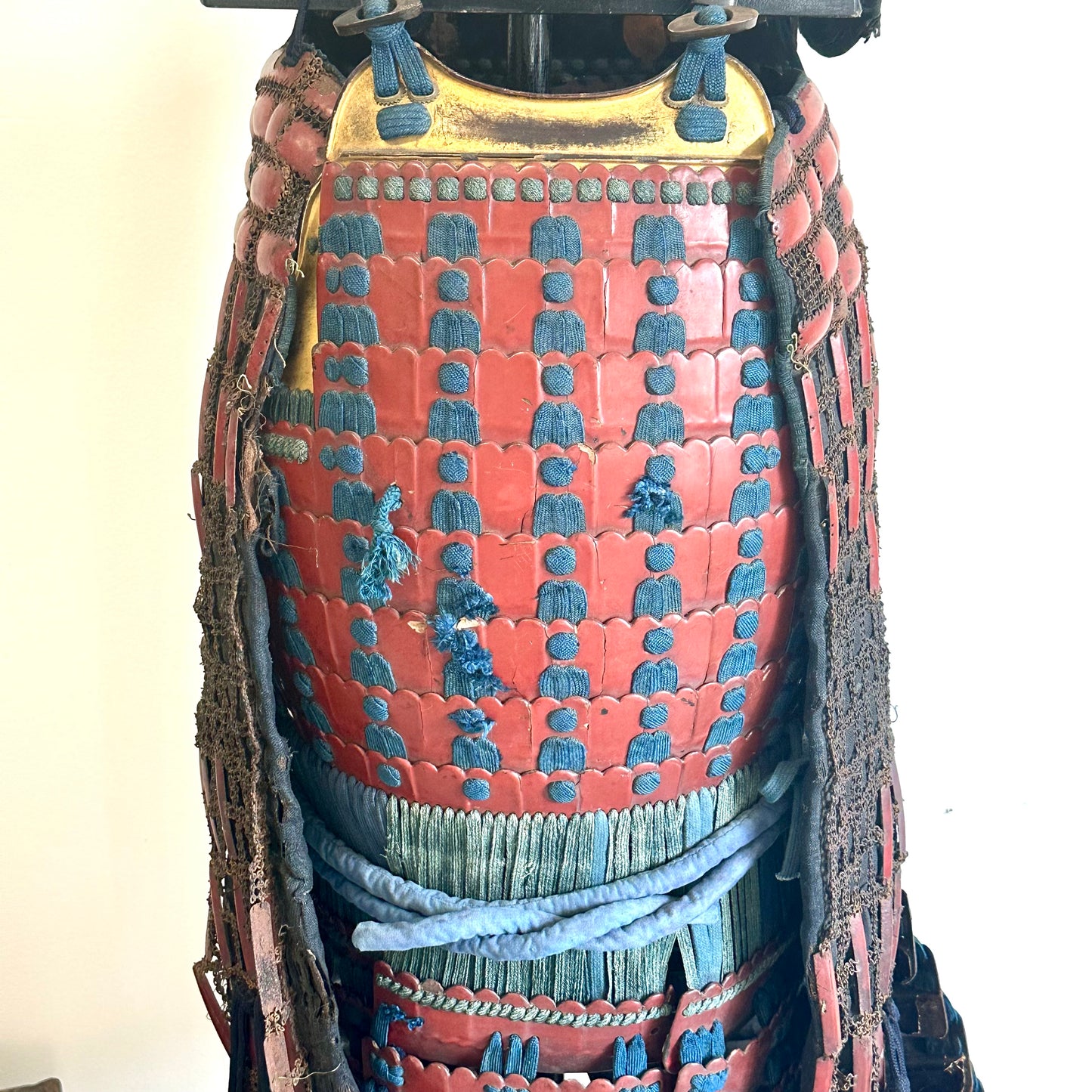 Antique Japanese Edo Era c1700’s Samurai Armor Chain Mail Lacquer