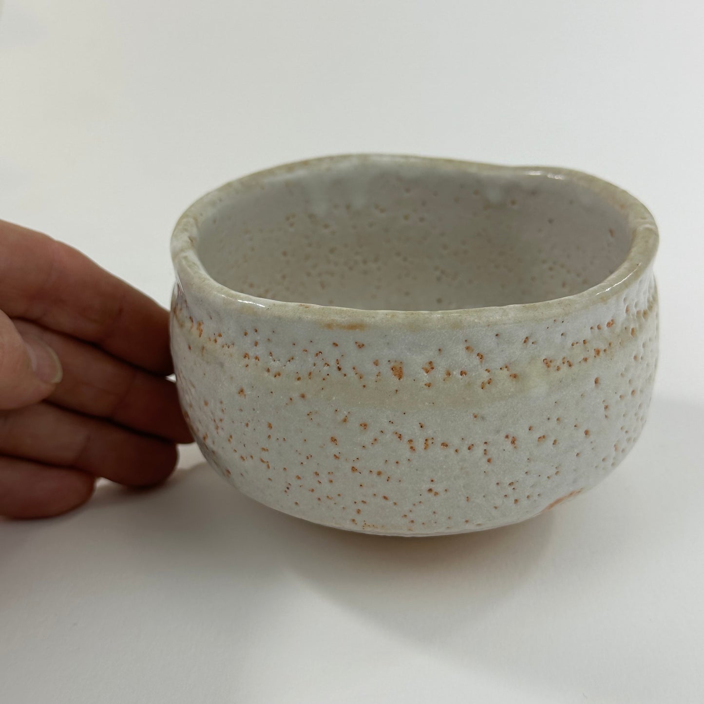 Vintage Japanese Hand Thrown Ceramic Tea Bowl Chawan