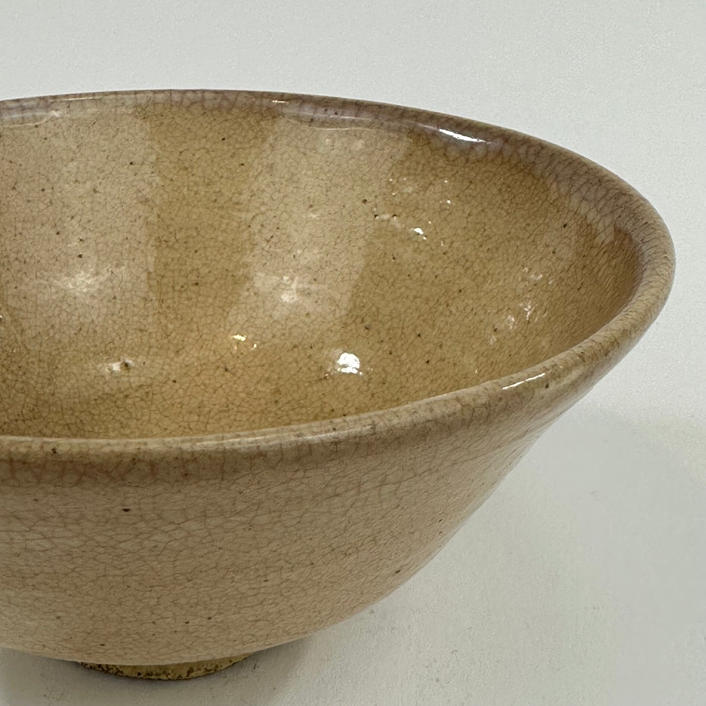 Vintage Japanese Hand Thrown Ceramic Tea Bowl Chawan