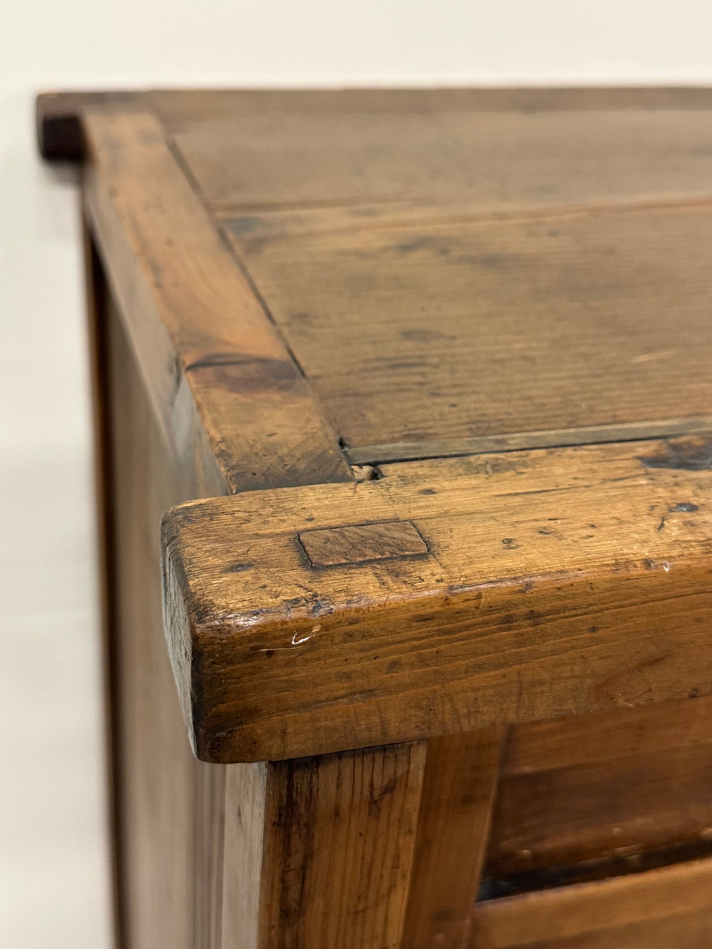 Antique Japanese Getabako Meiji Era c1890’s Sugi Wood 36"