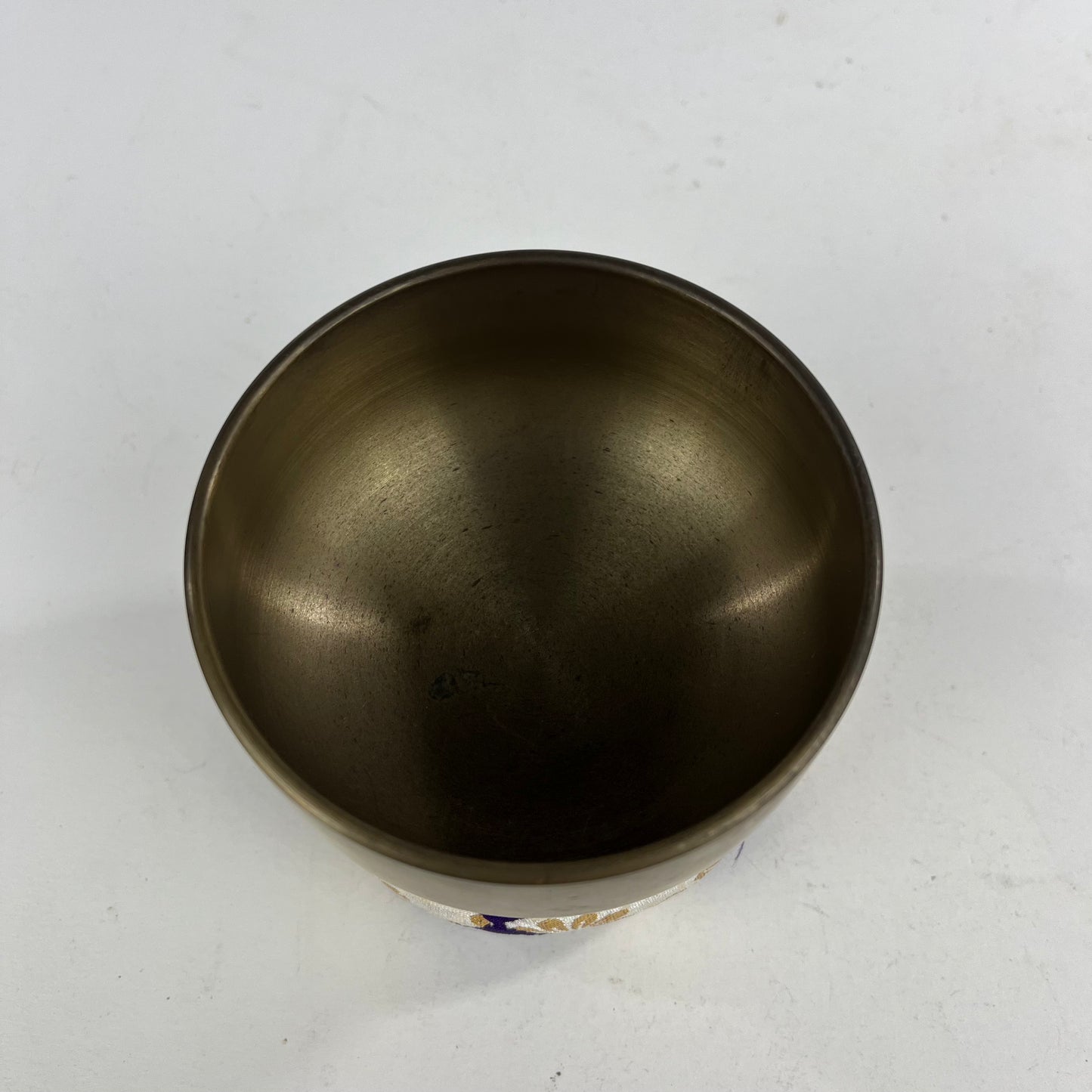 Vintage Bronze Singing Bowl Buddhist Alter Meditation Zazen 3.5"x1.5"