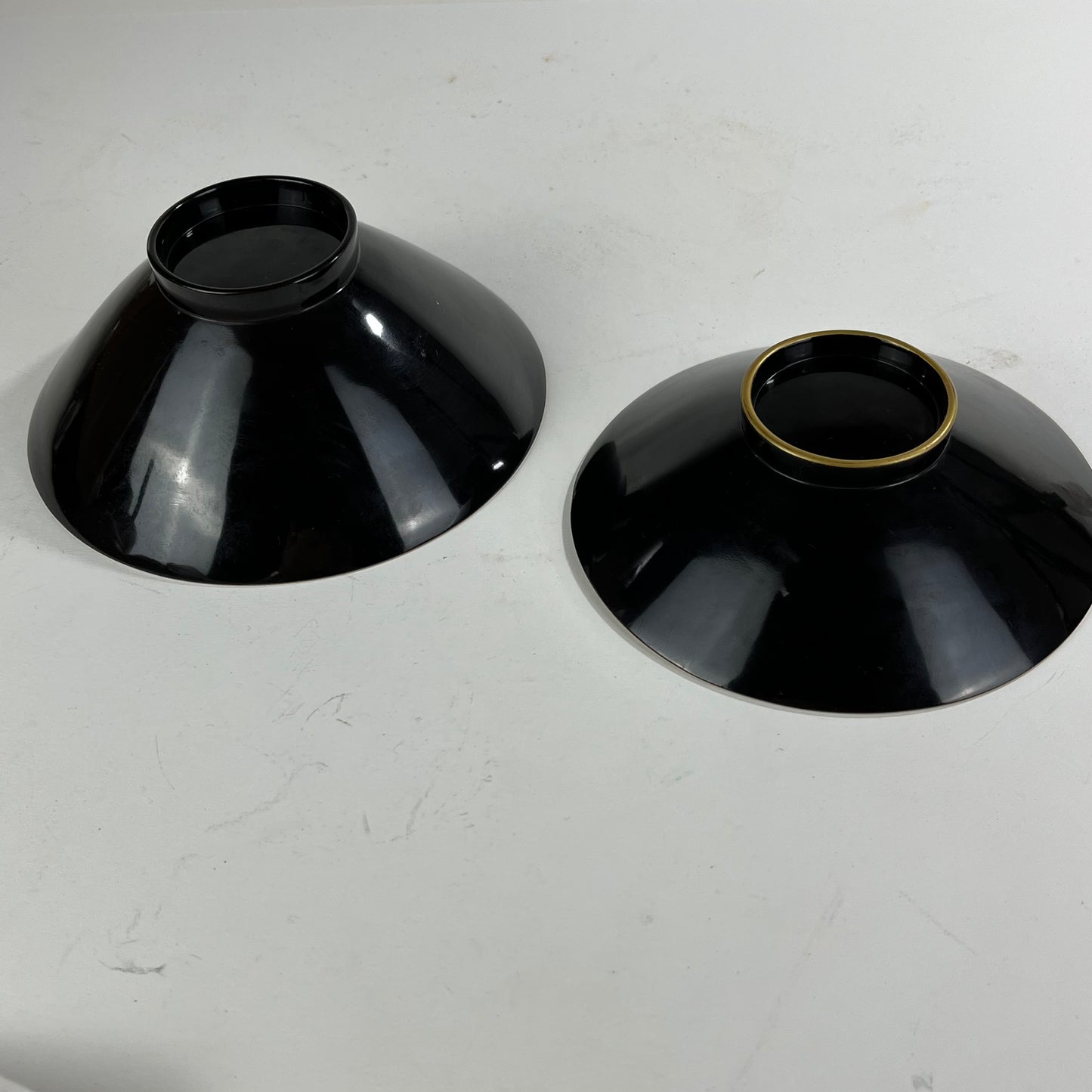 Antique Japanese (Dated 1776) Black Lacquer Bowl Gold Makie Turtles & Cranes