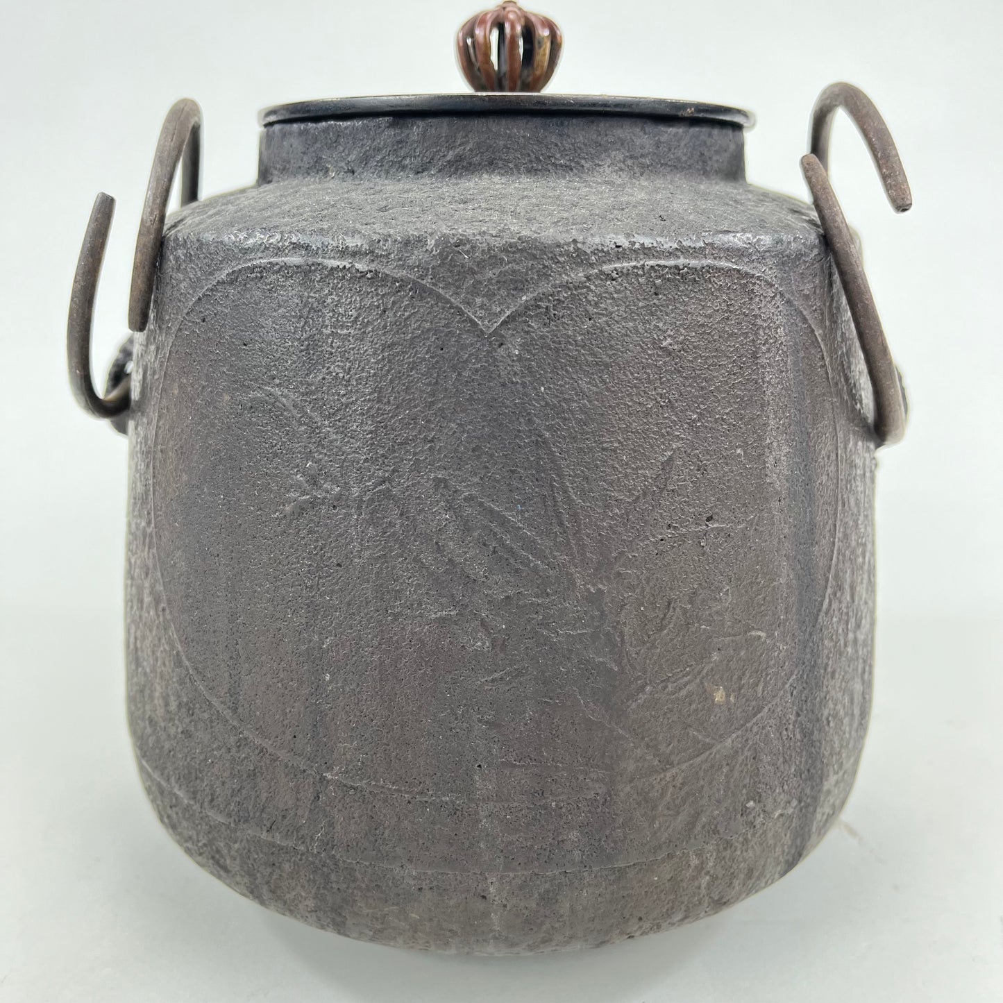 Vintage Japanese Cast Iron Tea Ceremony Kama Kettle
