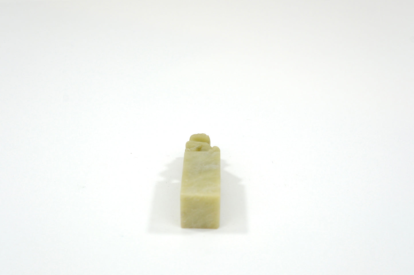 Vintage Chinese Inkan Marble Stamp Foo-Dog 2.5"