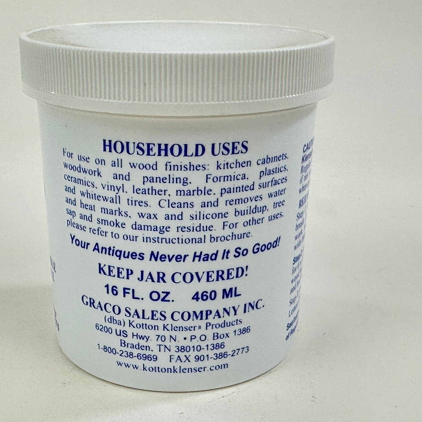 Kotton Klenser 16fl oz for Tansu Restoration