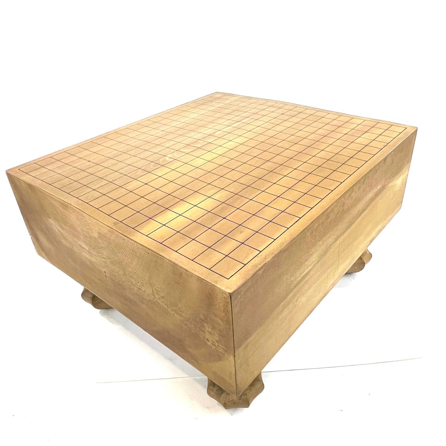 Vintage Japanese Goban 6" Thick Shinkaya Go Game Board Table Board