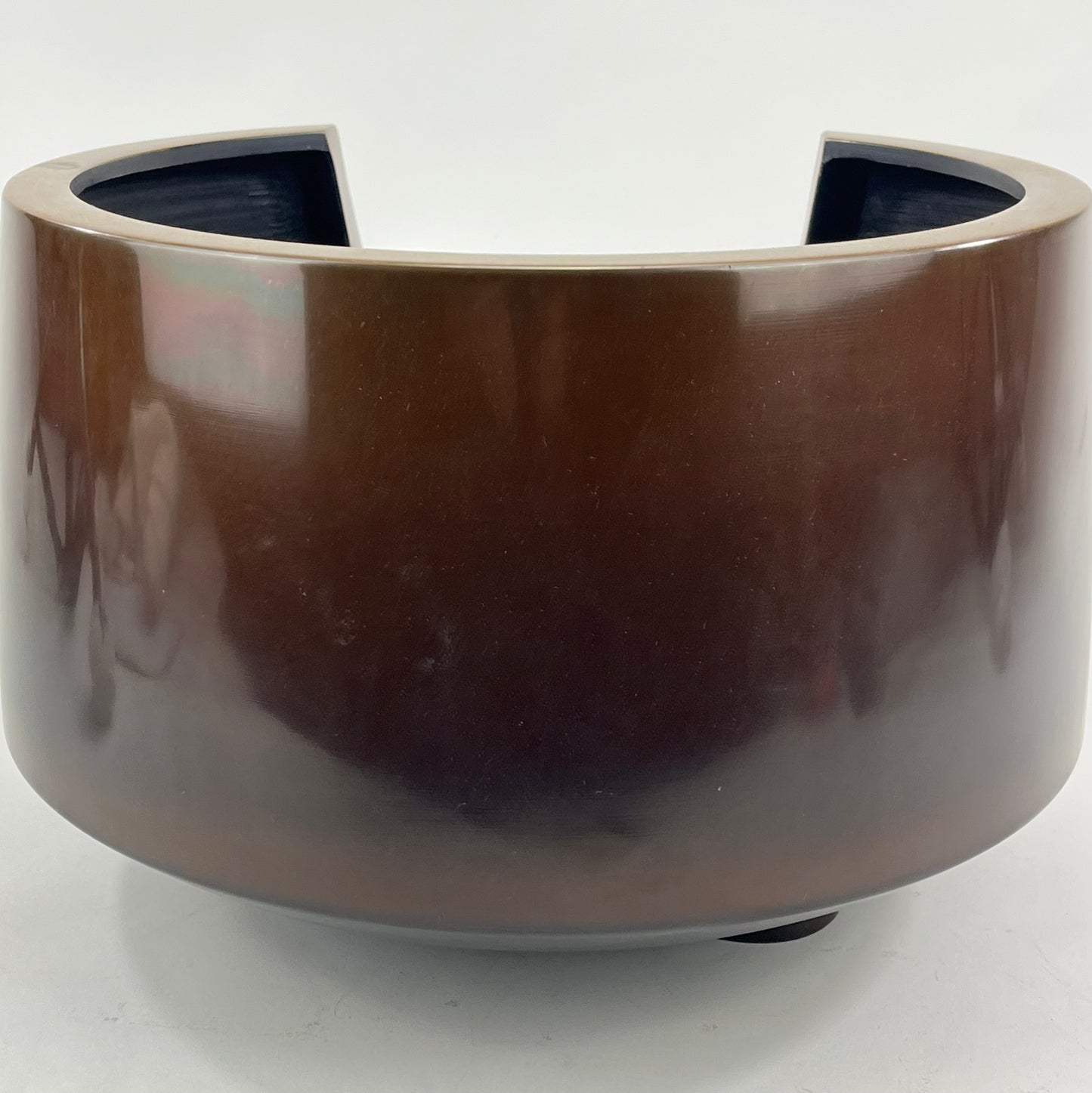 Vintage Japanese Bronze Tea Ceremony Chagama Hibachi 13”
