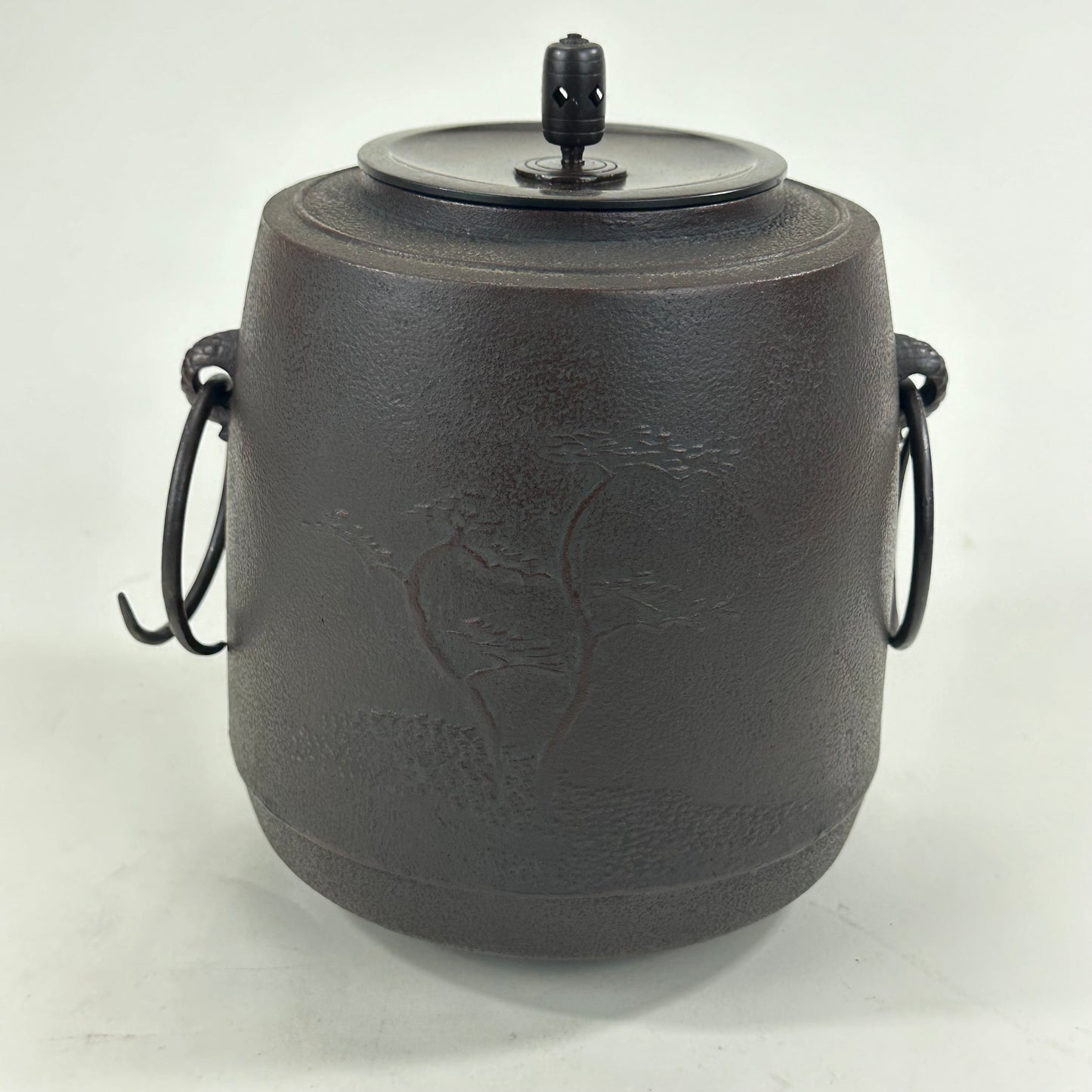 Vintage Japanese Cast Iron Tea Ceremony Kama Kettle 9”