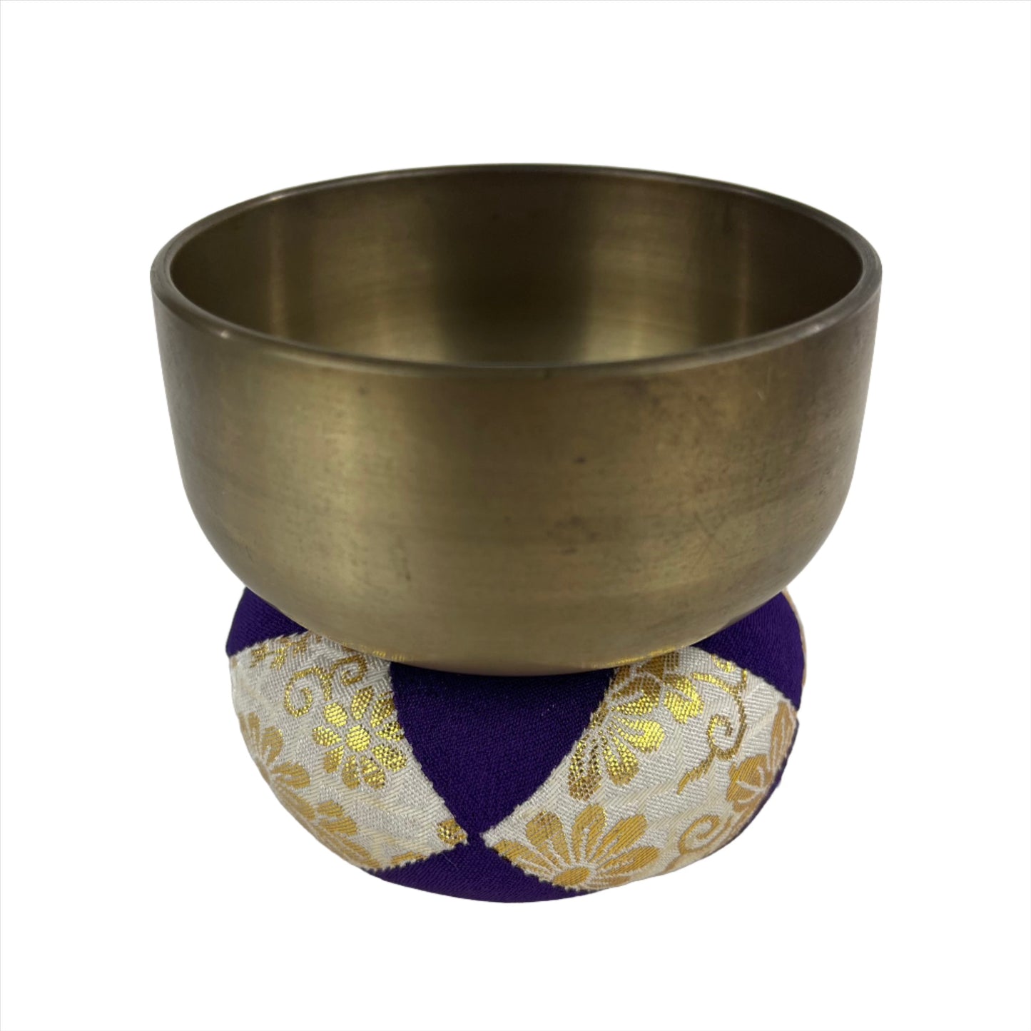 Vintage Bronze Singing Bowl Buddhist Alter Meditation Zazen 3.5"x1.5"