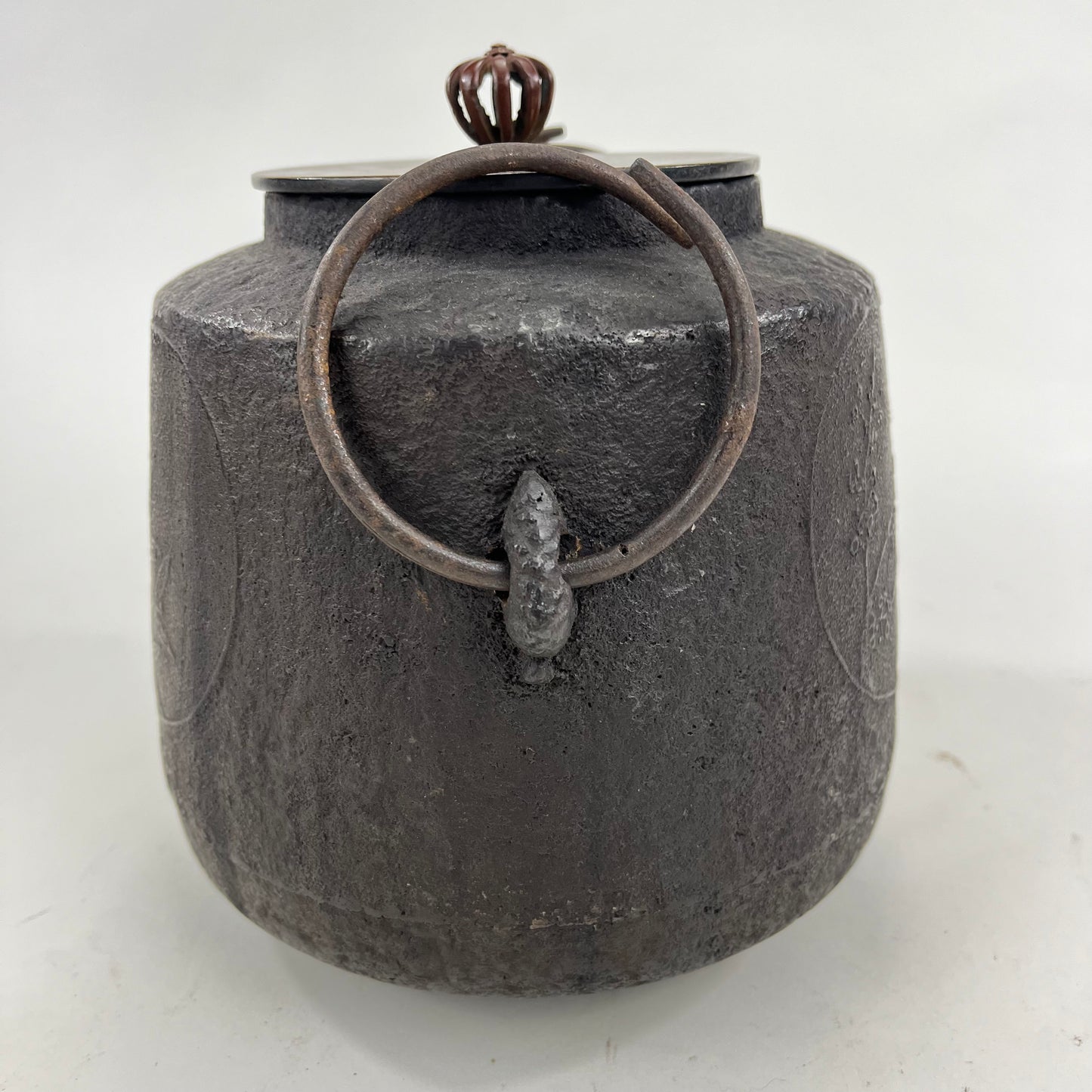 Vintage Japanese Cast Iron Tea Ceremony Kama Kettle