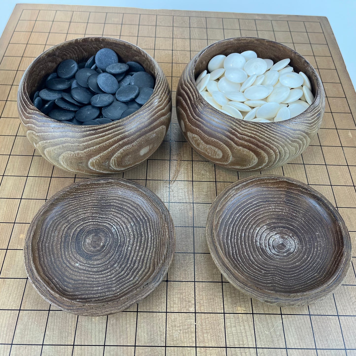 Vintage Go Stones Shell & Slate w/ Bowls