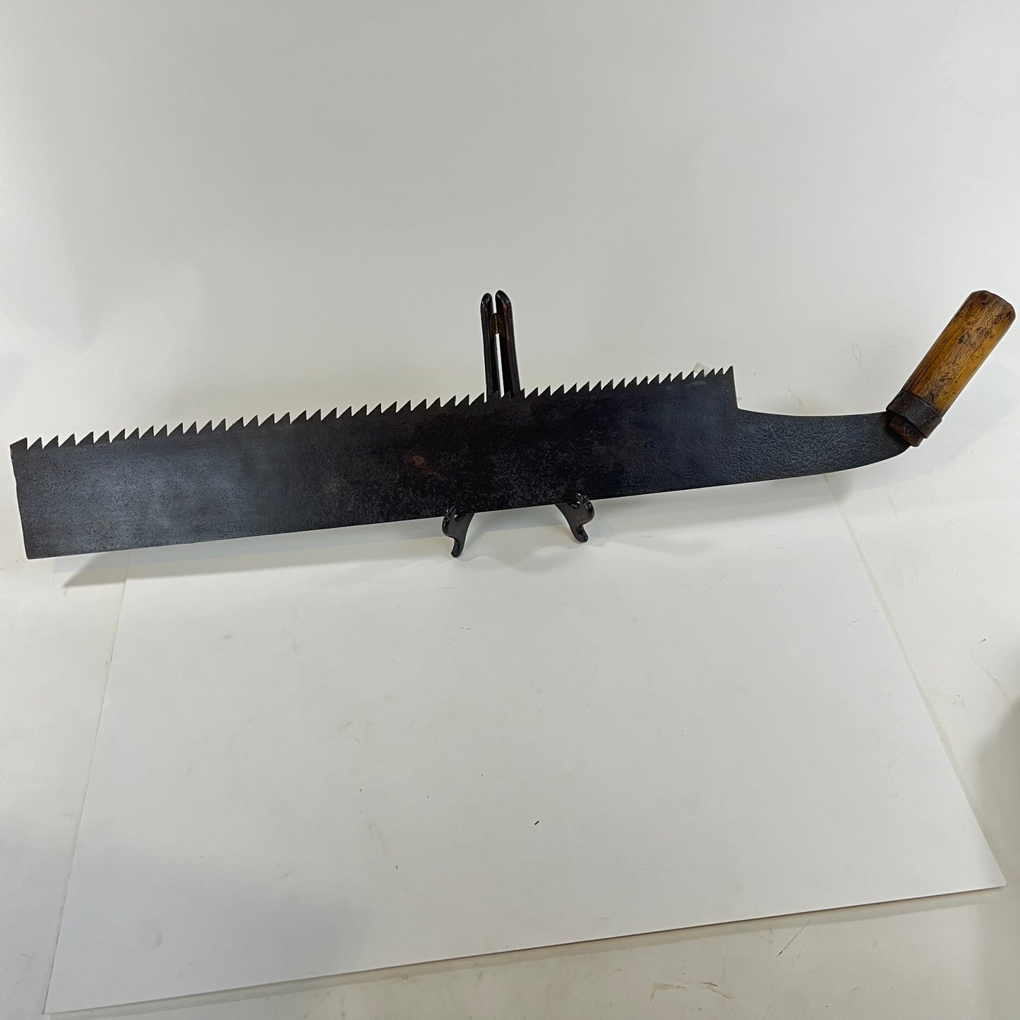 Antique Japanese Saw c1800’s Nokogiri Forged Iron Tool 32”