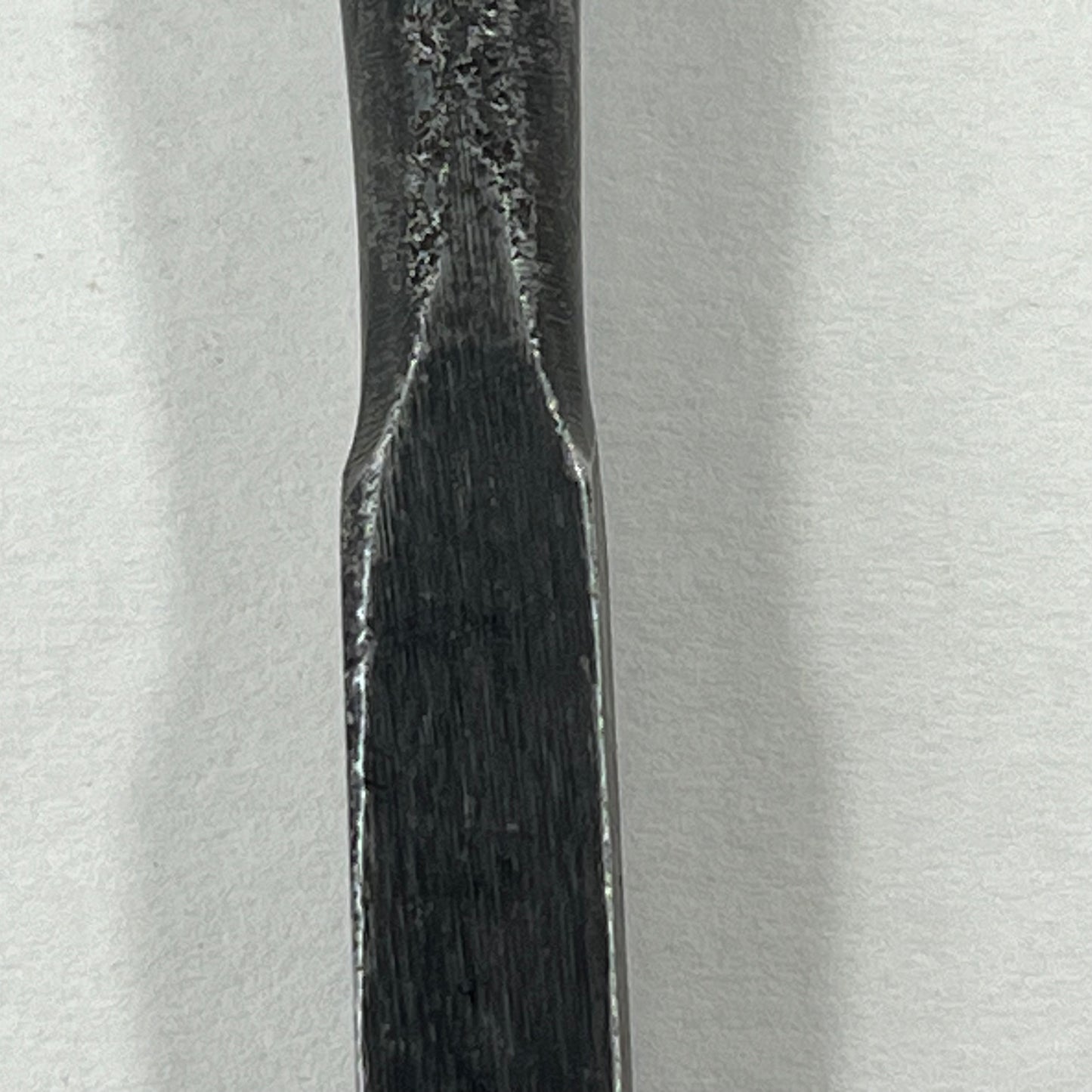 Vintage Japanese Signed Chisel Laminated Forged Iron 10mm Nomi Red Oak