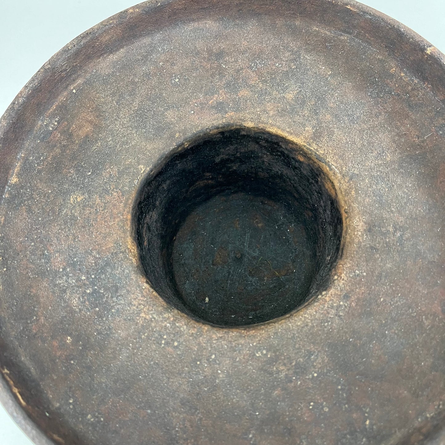 Japanese Usubata Cart Style Bronze Ikebana Flower Vase 12"