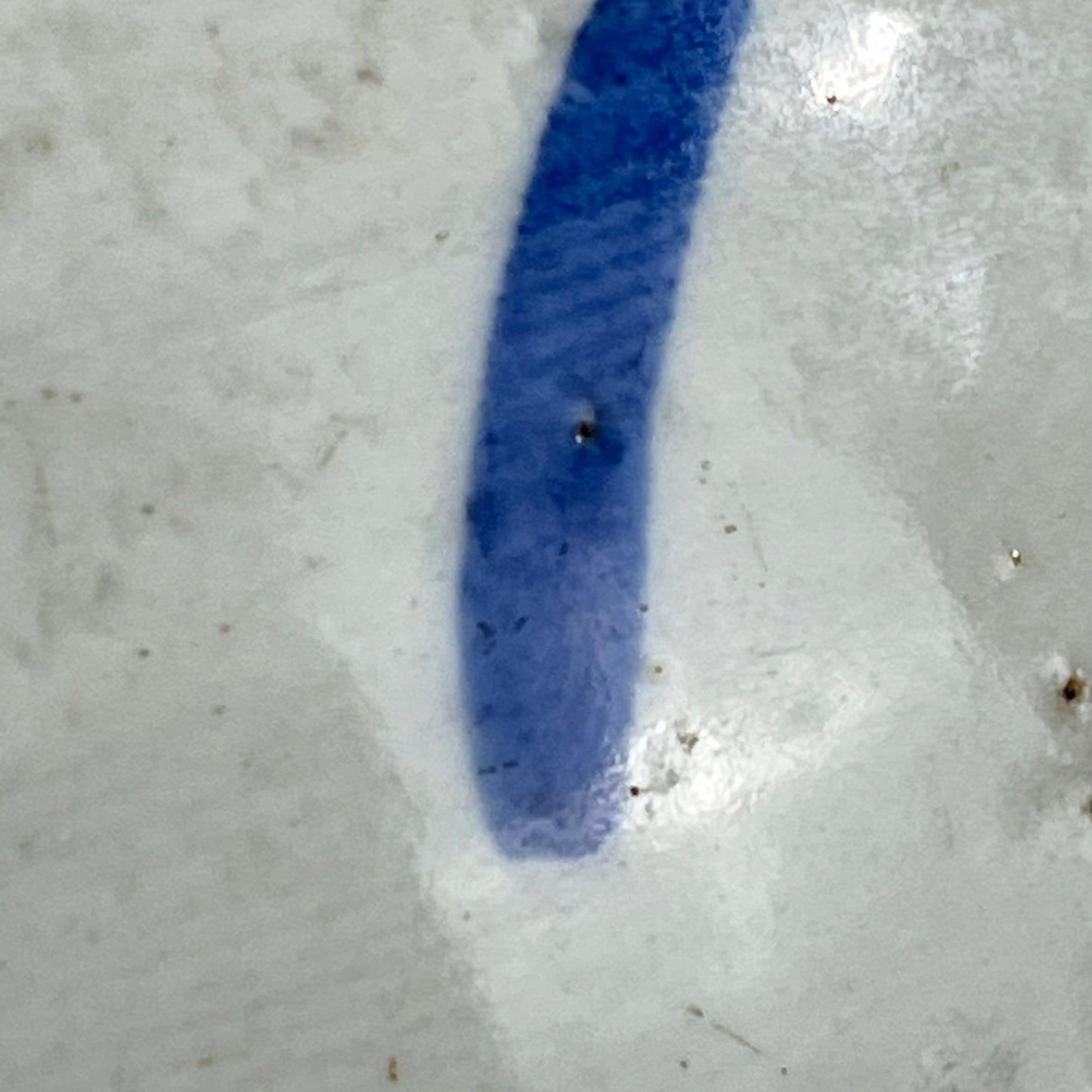 Antique Japanese c1890 Tokkuri Sake Bottle Vase Blue & White 9.0