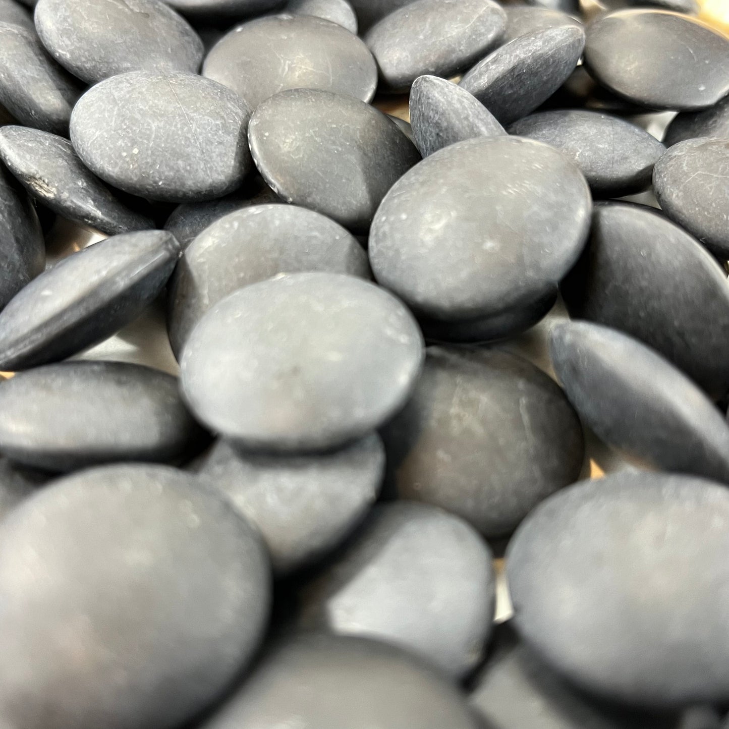 Vintage Go Stones Natural Shell & Slate w/ Keyaki Bowls